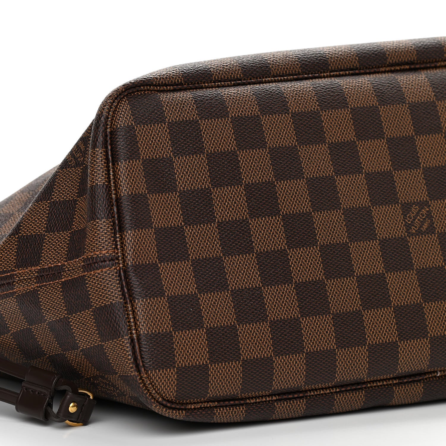 Louis Vuitton Damier Ebene Neo Neverfull MM Rose Ballerine 9 of 10