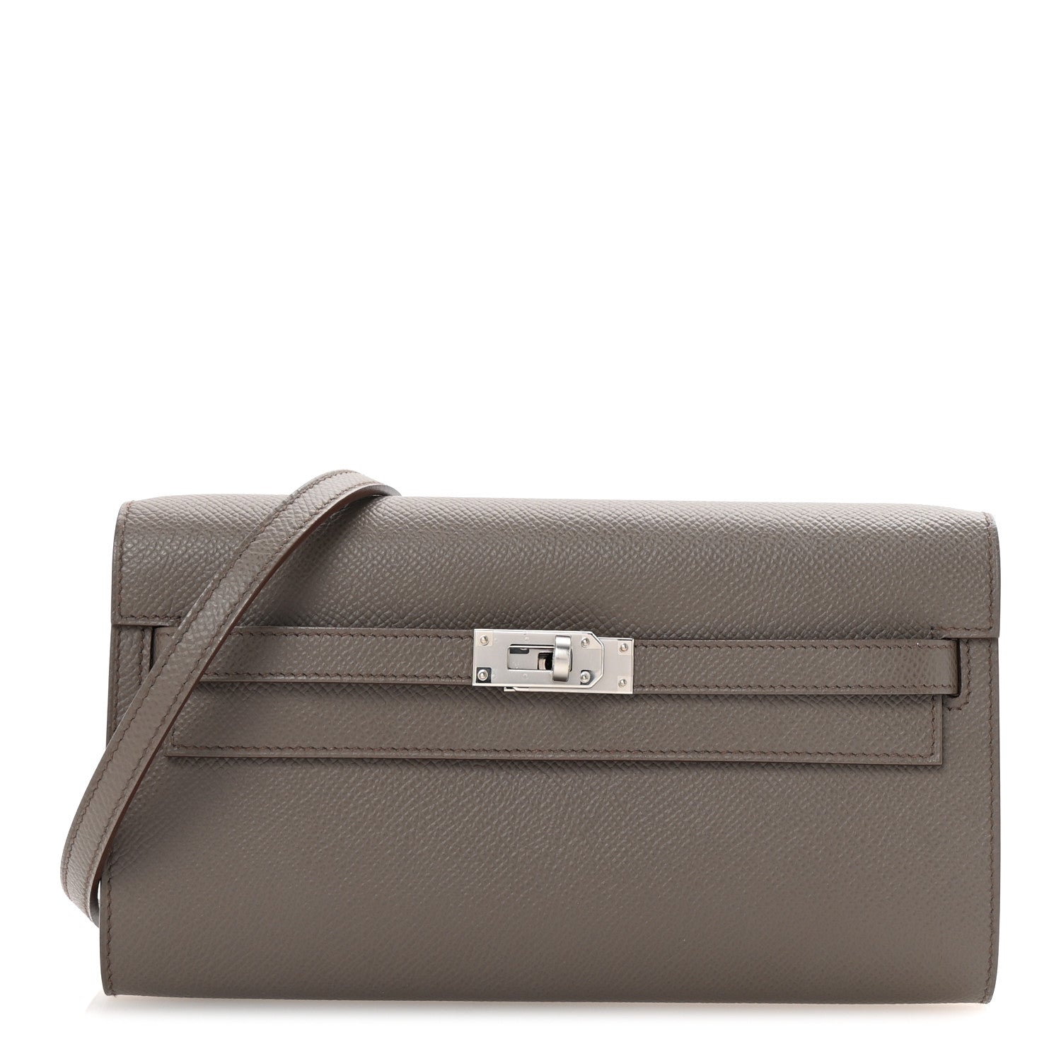Hermes Epsom Kelly To Go Wallet Etain 1 of 10