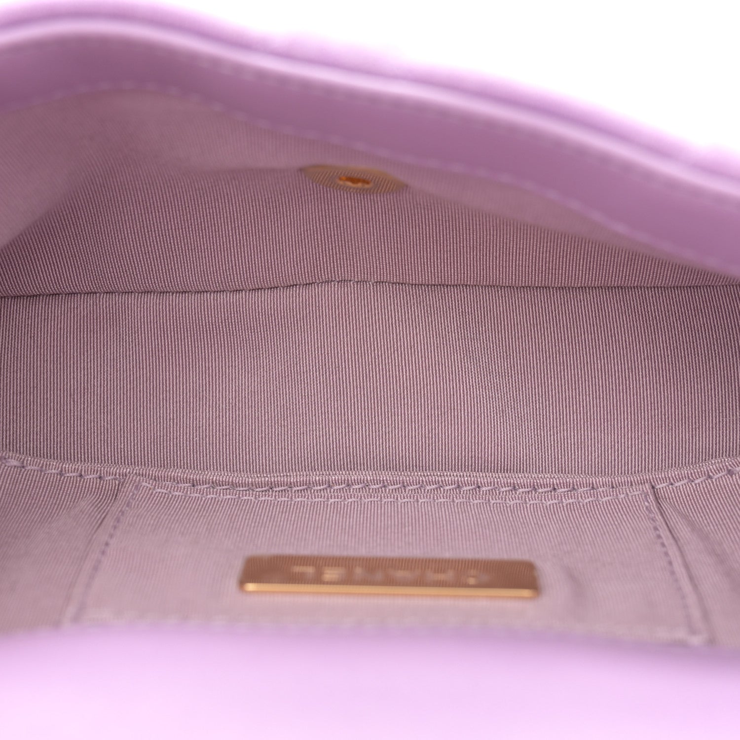 Chanel Jersey Quilted Chanel 19 Waist Bag Purple 5 of 11