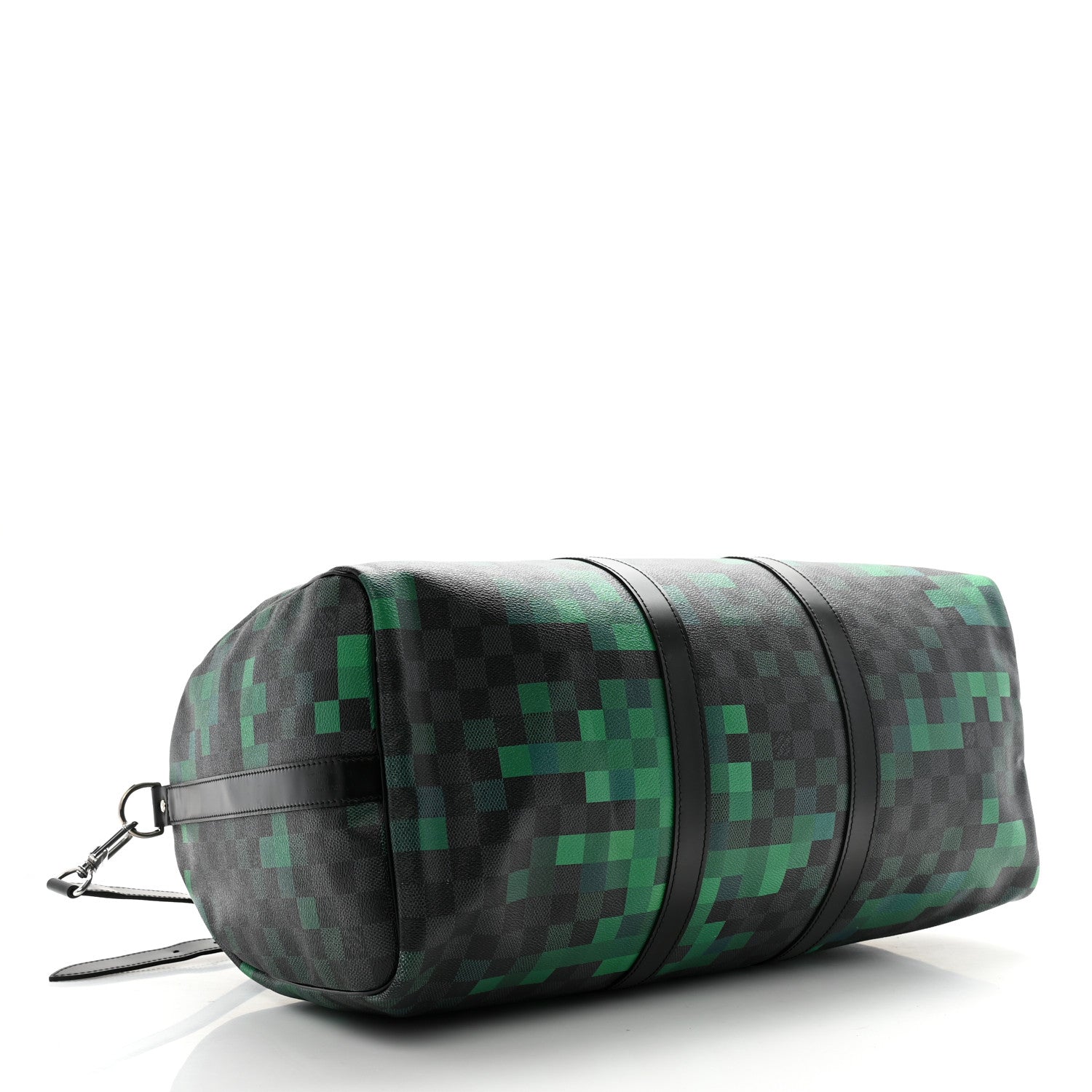 Louis Vuitton Damier Graphite Pixel Keepall Bandouliere 50 Vert 3 of 17