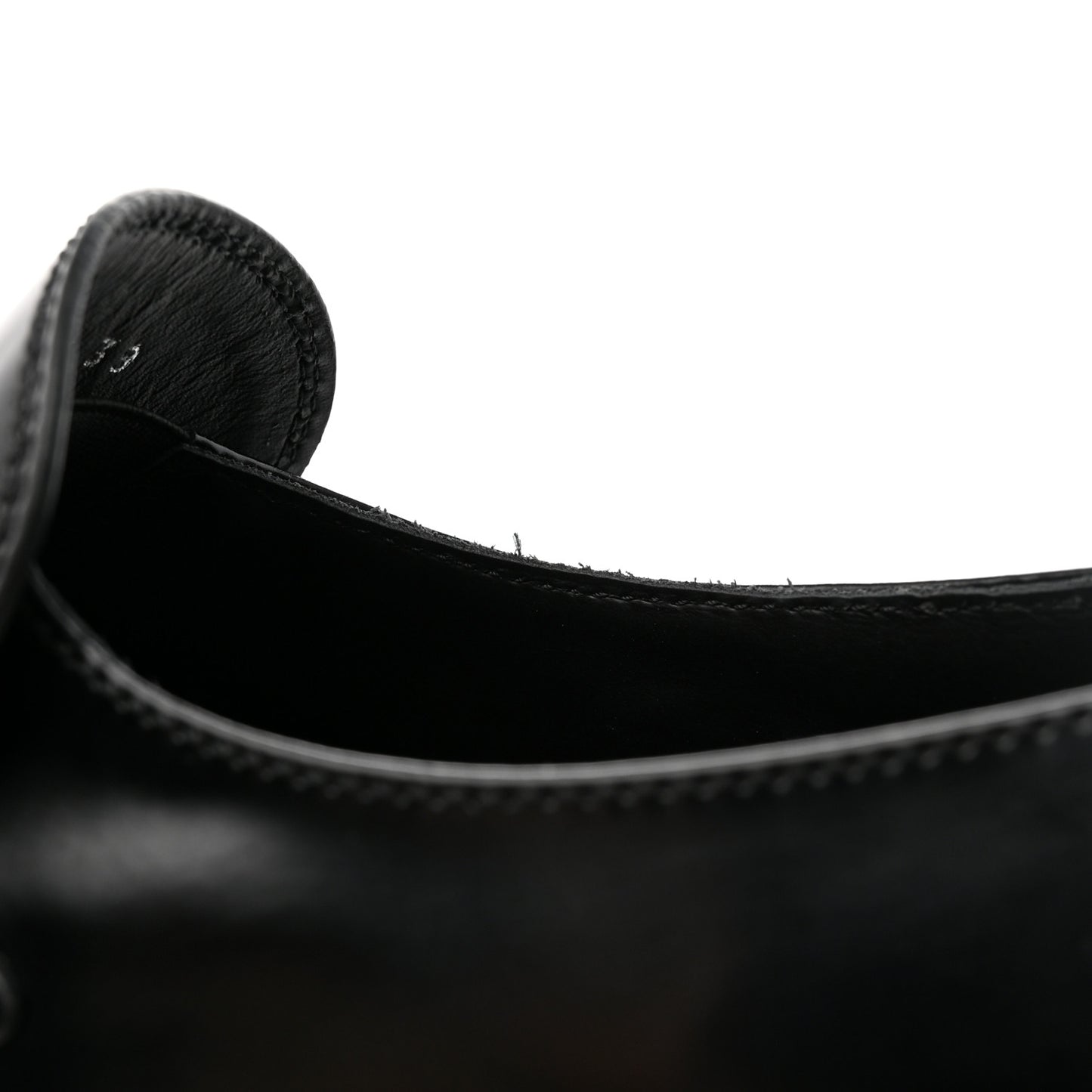 Spazzolato Metal Triangle Logo 50mm Loafers 39 Black