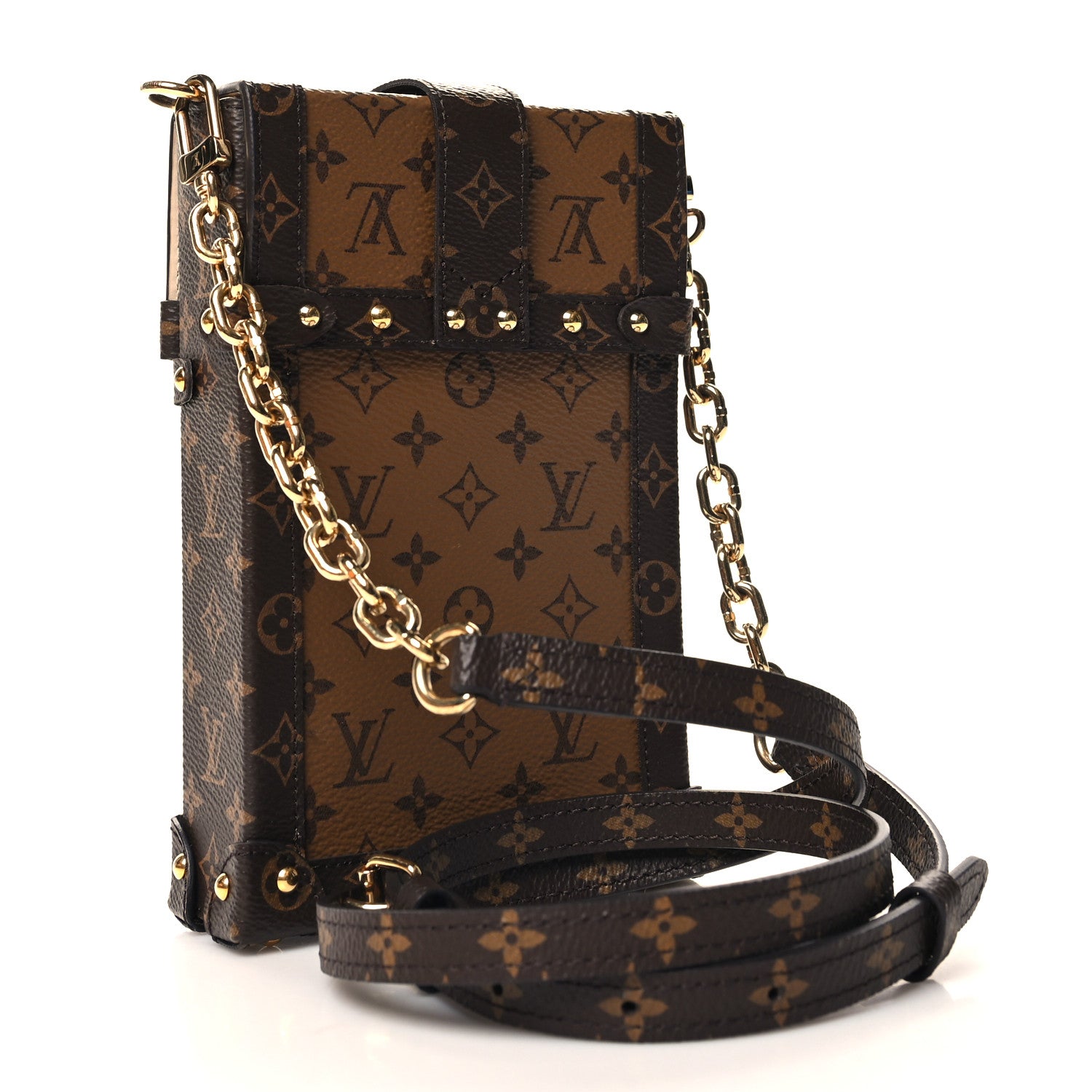 Louis Vuitton Reverse Monogram Pochette Trunk Verticale 3 of 10