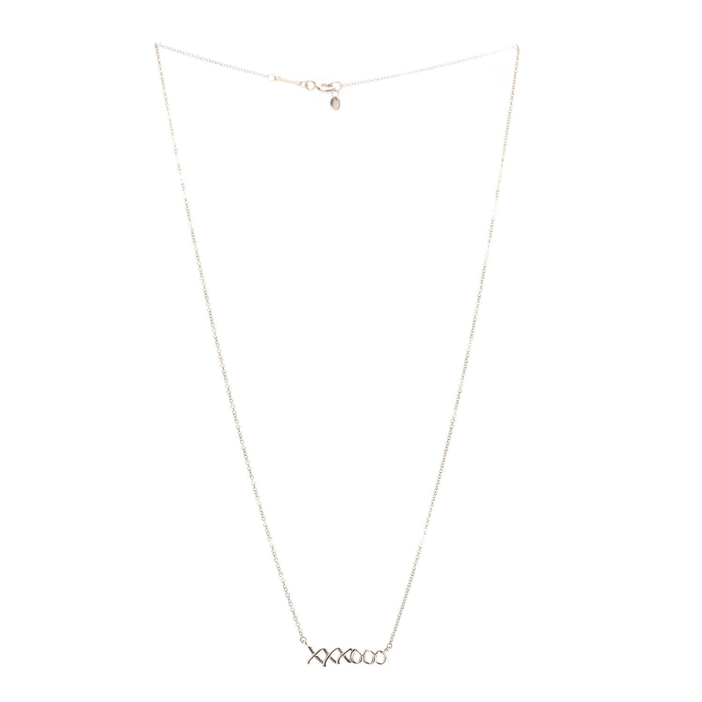 18K Rose Gold Paloma's Graffiti Love and Kisses Pendant Necklace