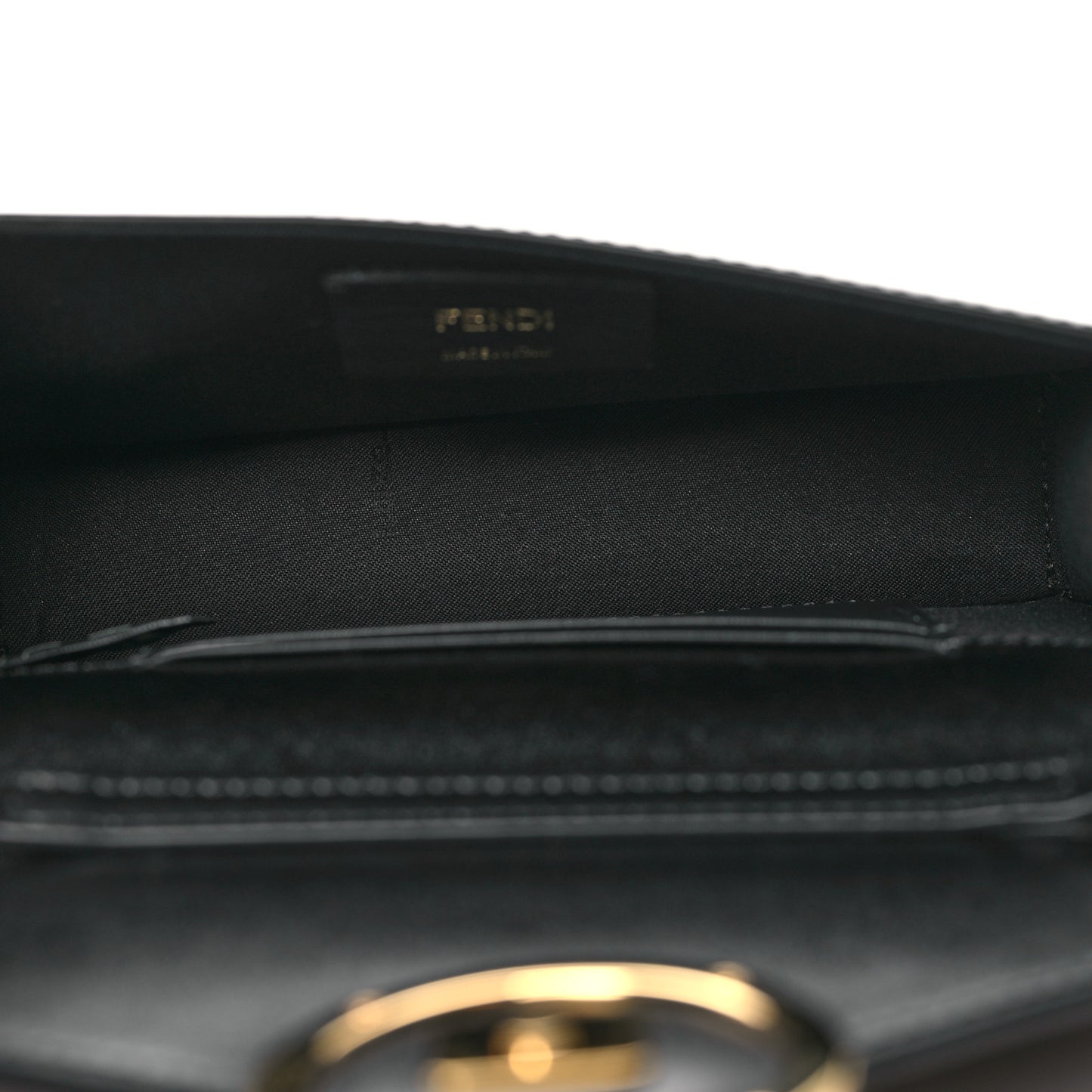 Vitello Liberty Lucido F is Fendi Envelope Belt Bag Black