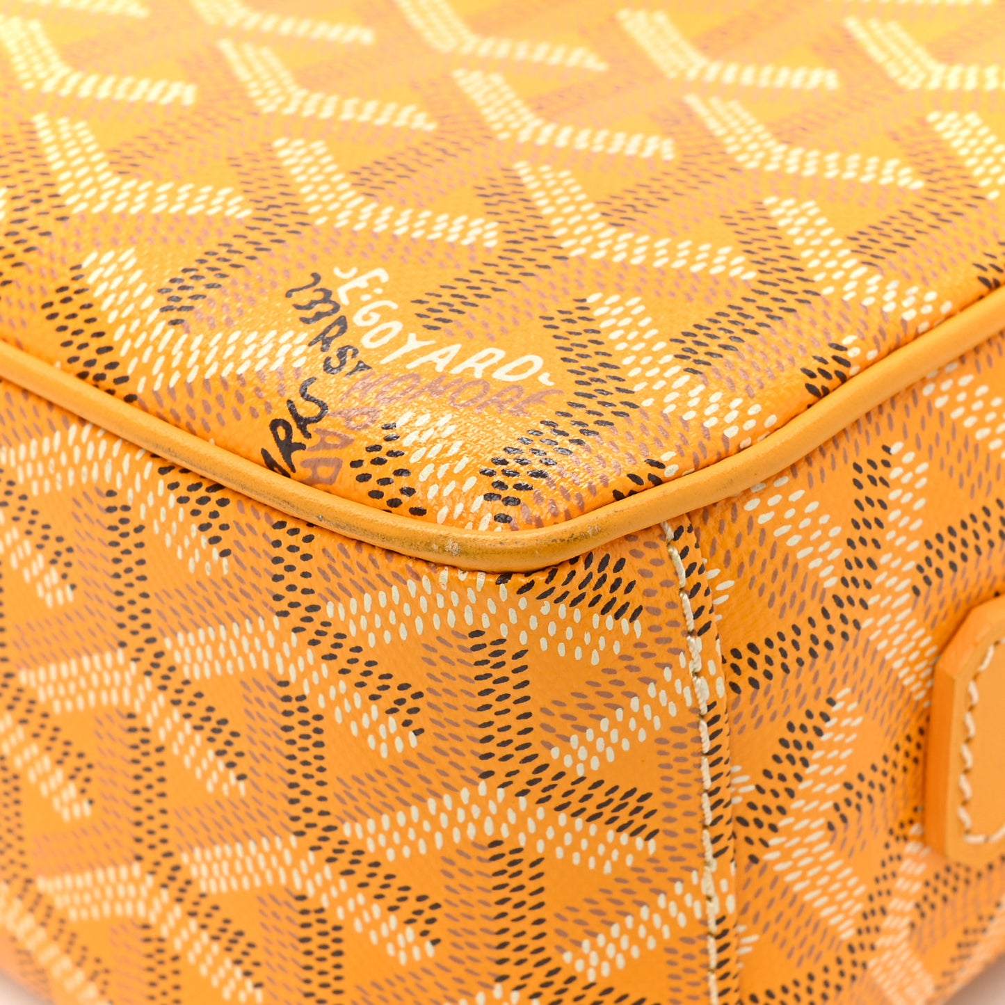 Goyardine Sac Cap Vert Yellow