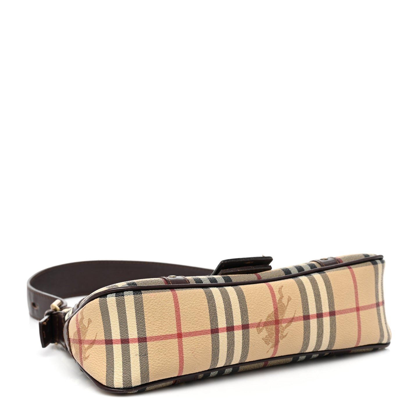 Haymarket Check Buckle Shoulder Bag Chocolate