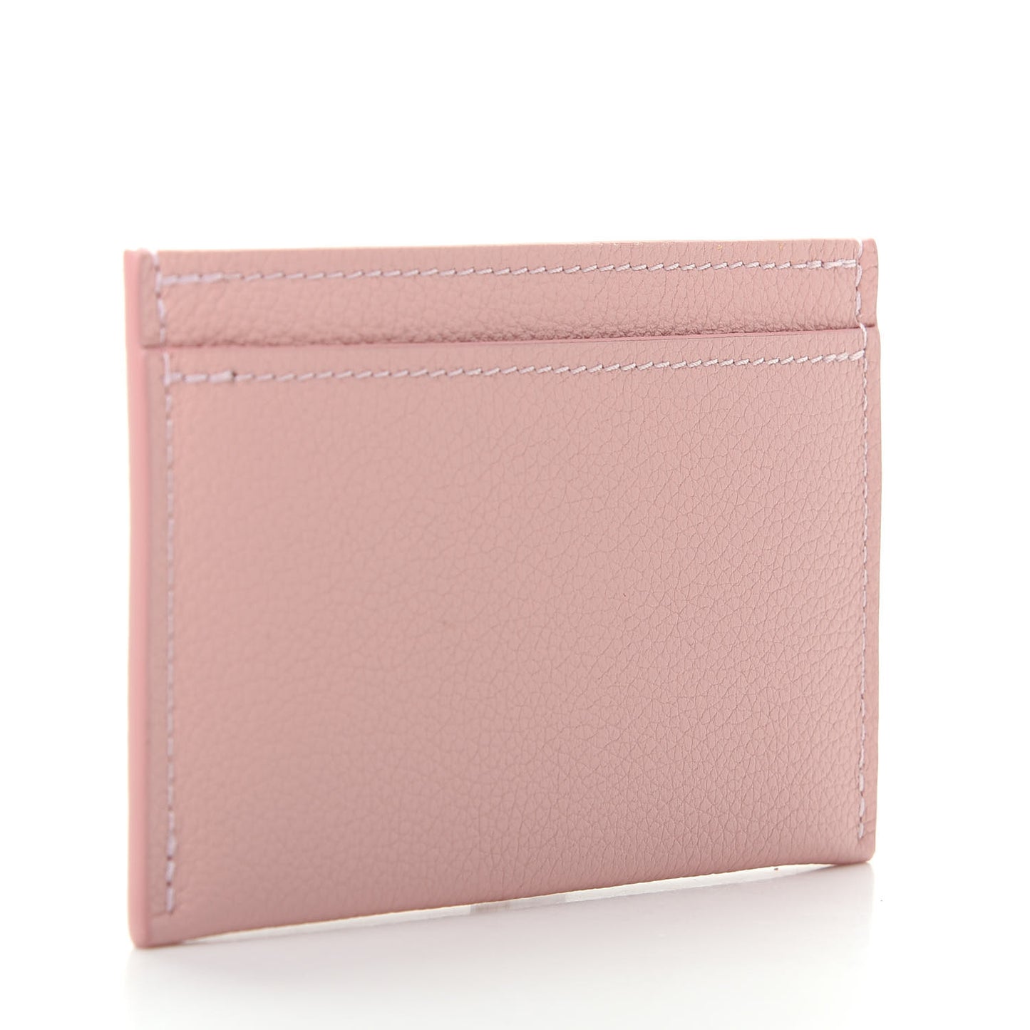 Calfskin Lockme Card Holder Rose Ballerine