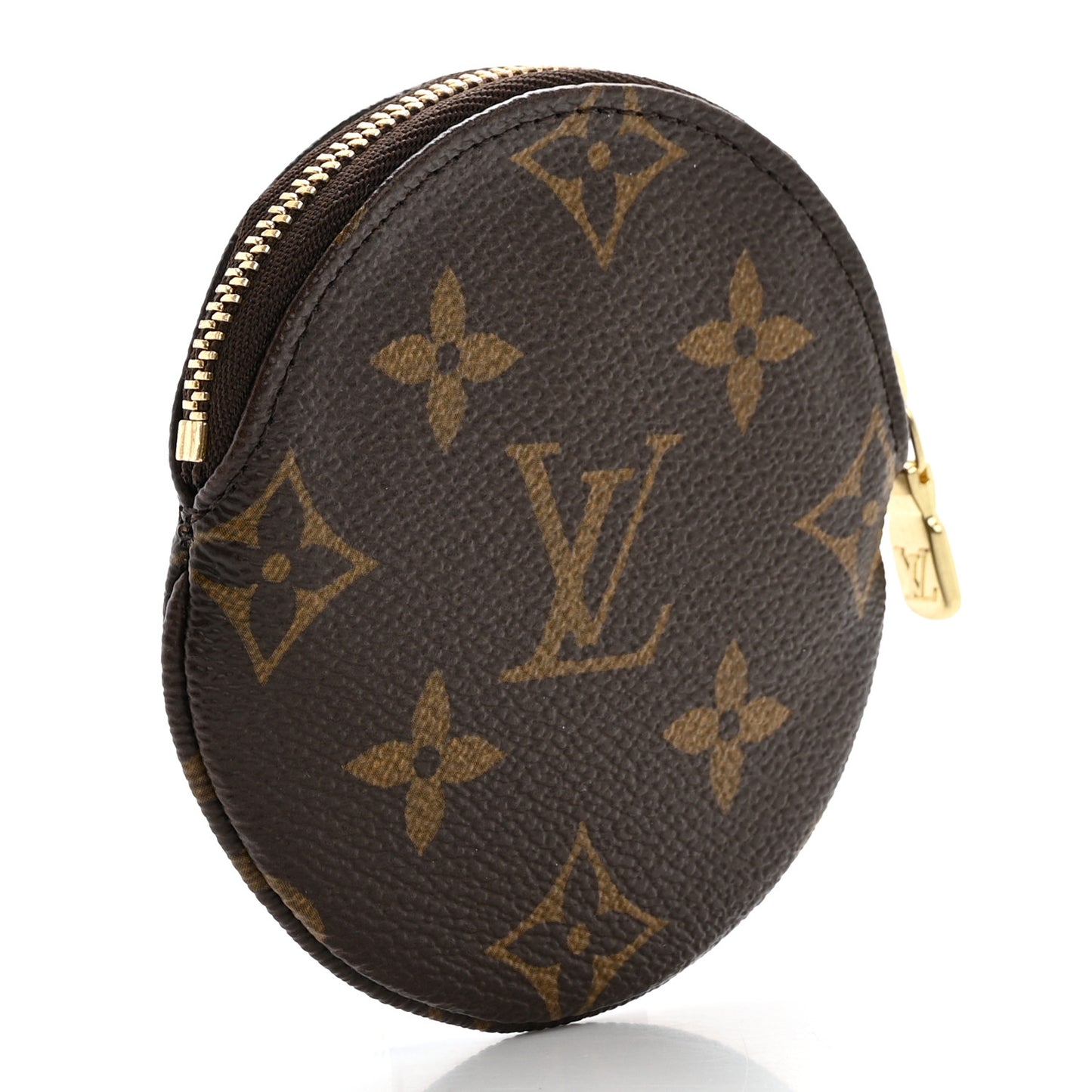 Monogram 2019 Christmas Animation Round Coin Purse Blue