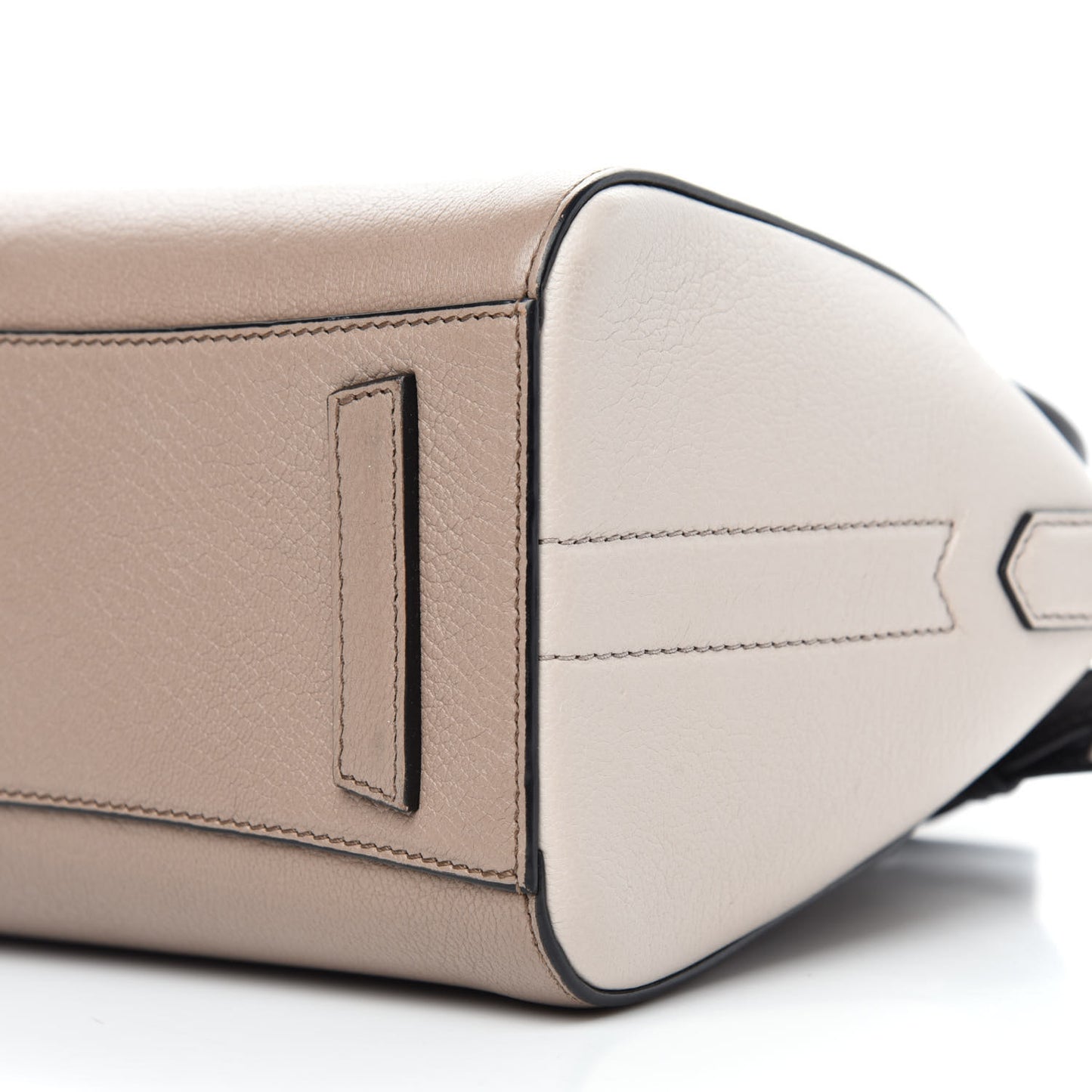 Sugar Goatskin Mini Tri-Color Antigona Linen