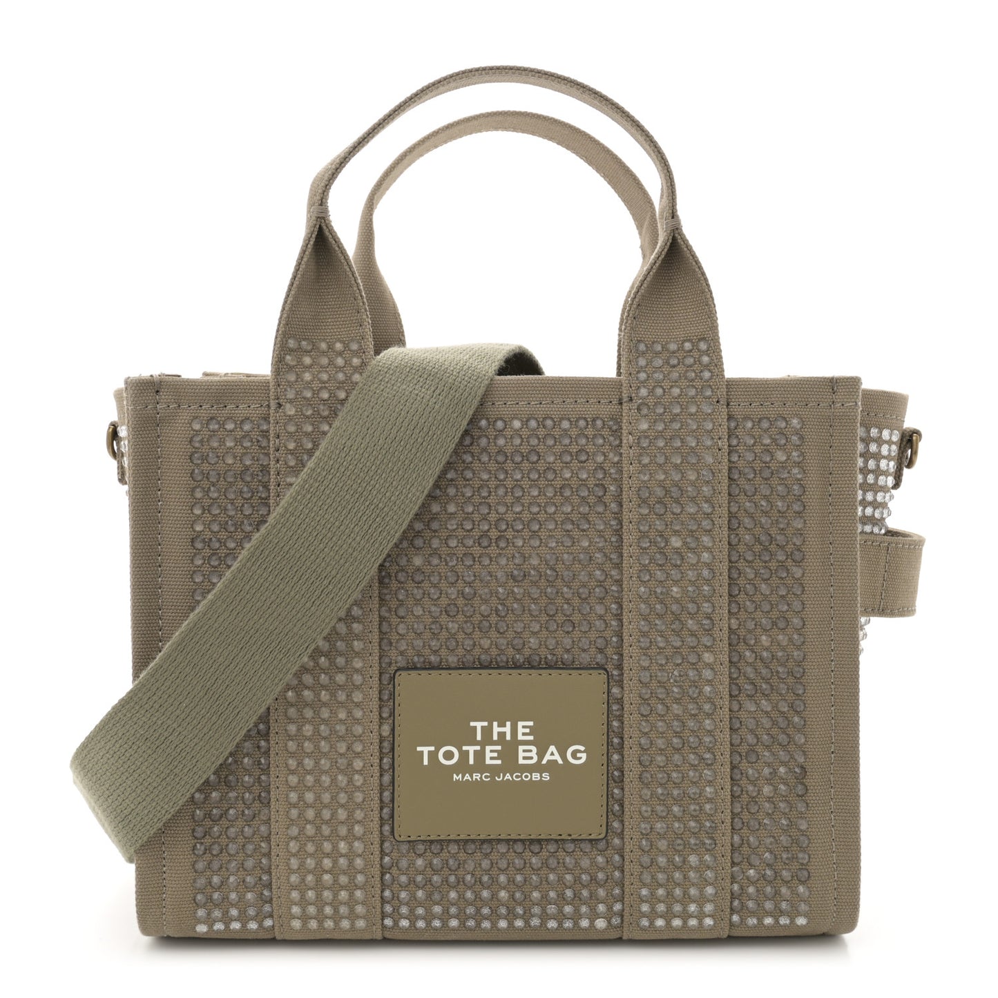 Crystal Canvas Small The Tote Bag Slate Green