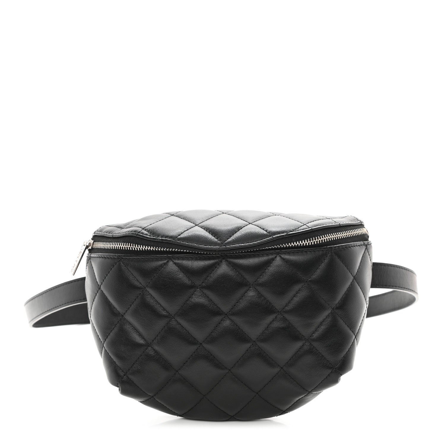 Chanel Calfskin Quilted Waist Belt Bag Black 1 of 10