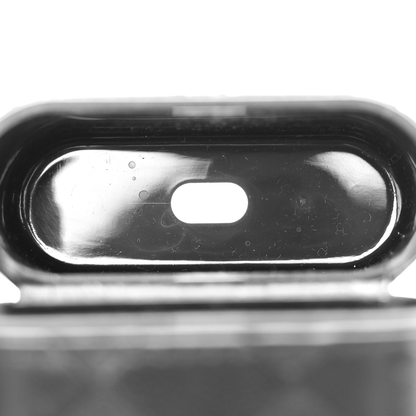 Nappa Intrecciato Trio Card Case On Chain Black