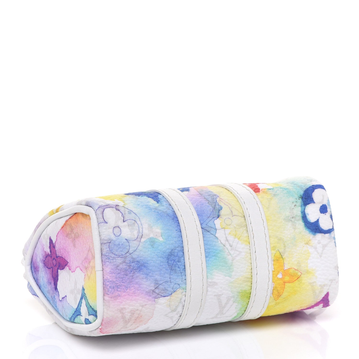 Louis Vuitton Monogram Watercolor Mini Keepall Bag Charm Key Holder Multicolor 5 of 8