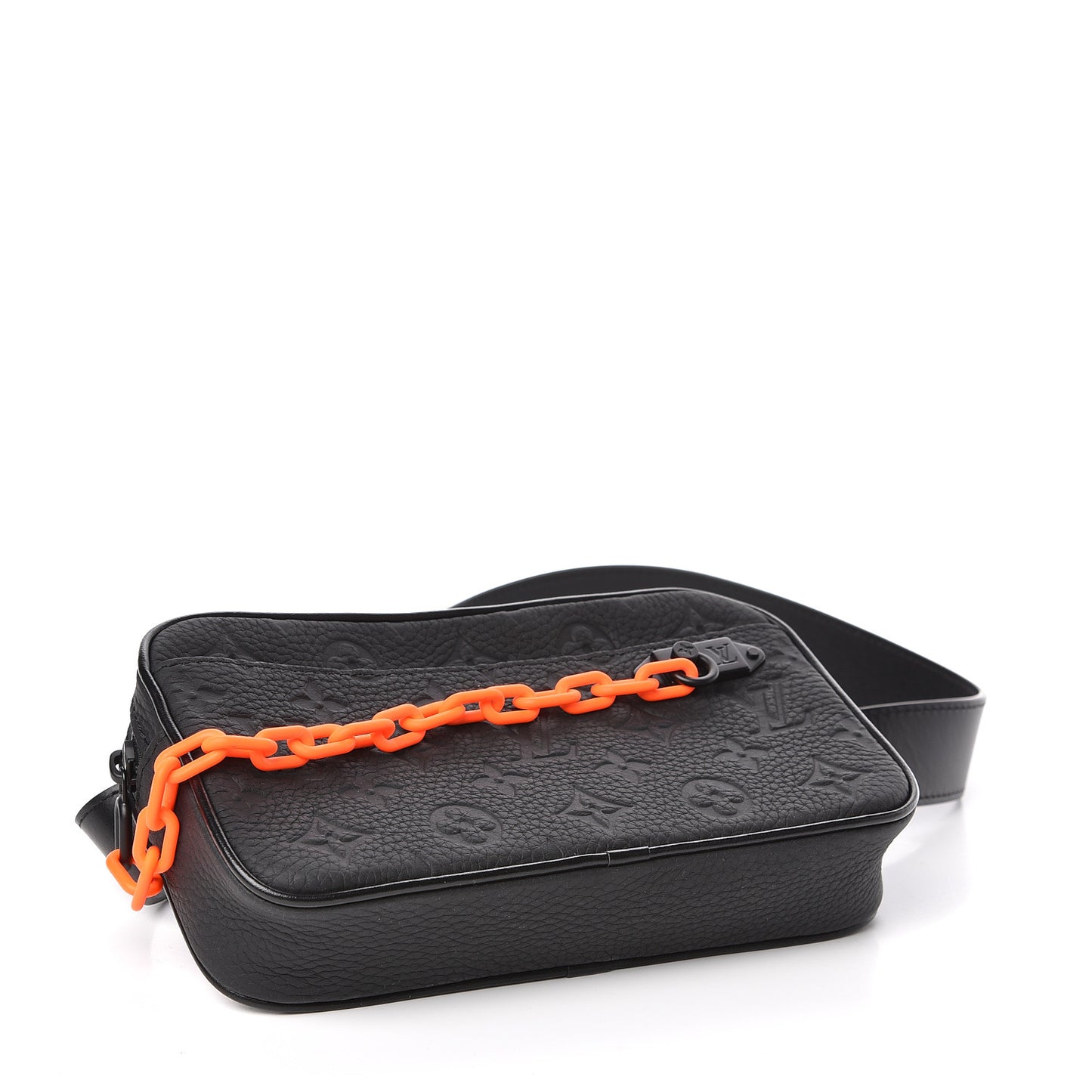 Taurillon Monogram Uniformes Solar Ray Soft Pochette Volga Belt Bag Black