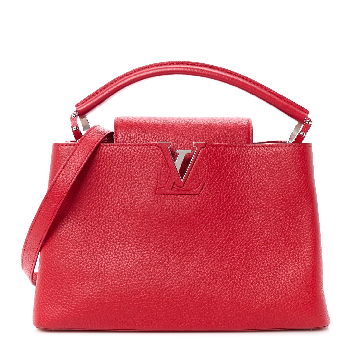 Taurillon Capucines PM Rubis