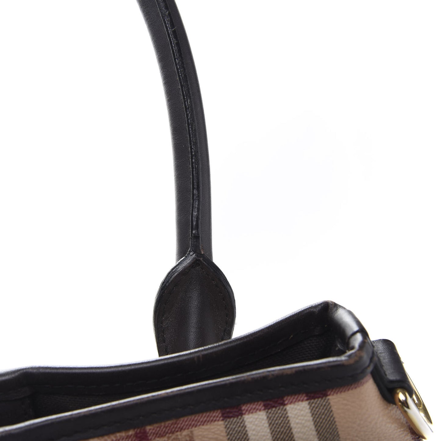 Haymarket Check Small Northfield Tote Chocolate