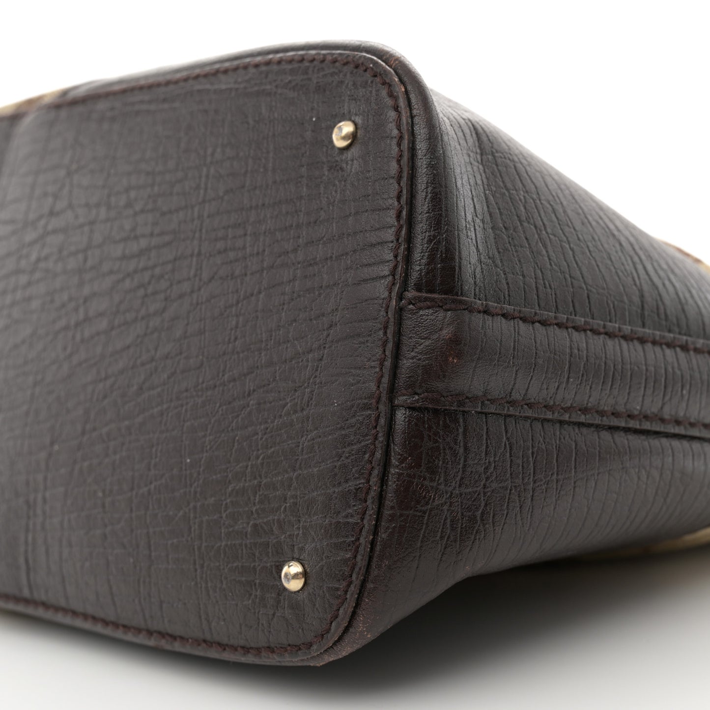 Monogram Medium Hasler Tote Dark Brown