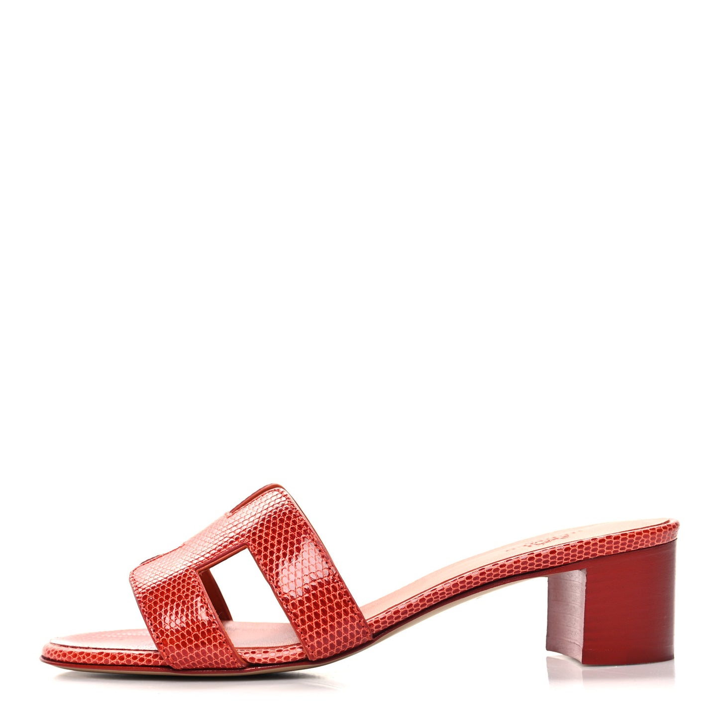 Lizard Oasis Sandals 35.5 Rouge Coccinelle