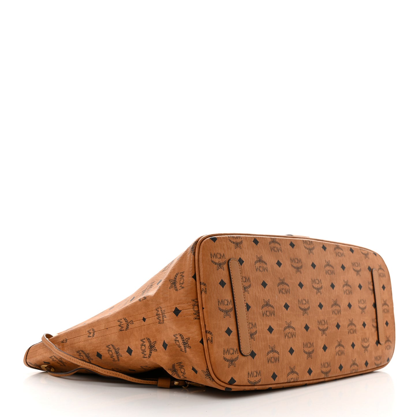 Visetos Large Liz Reversible Shopper Tote Cognac