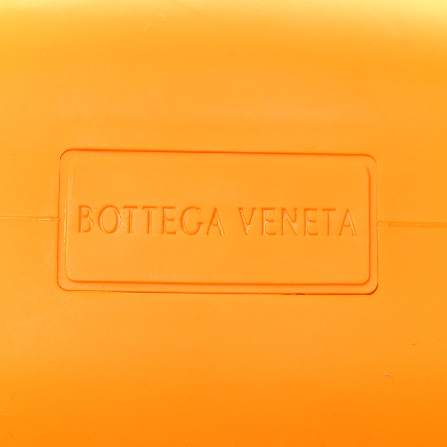 Rubberized Canvas Punch Tote Tangerine