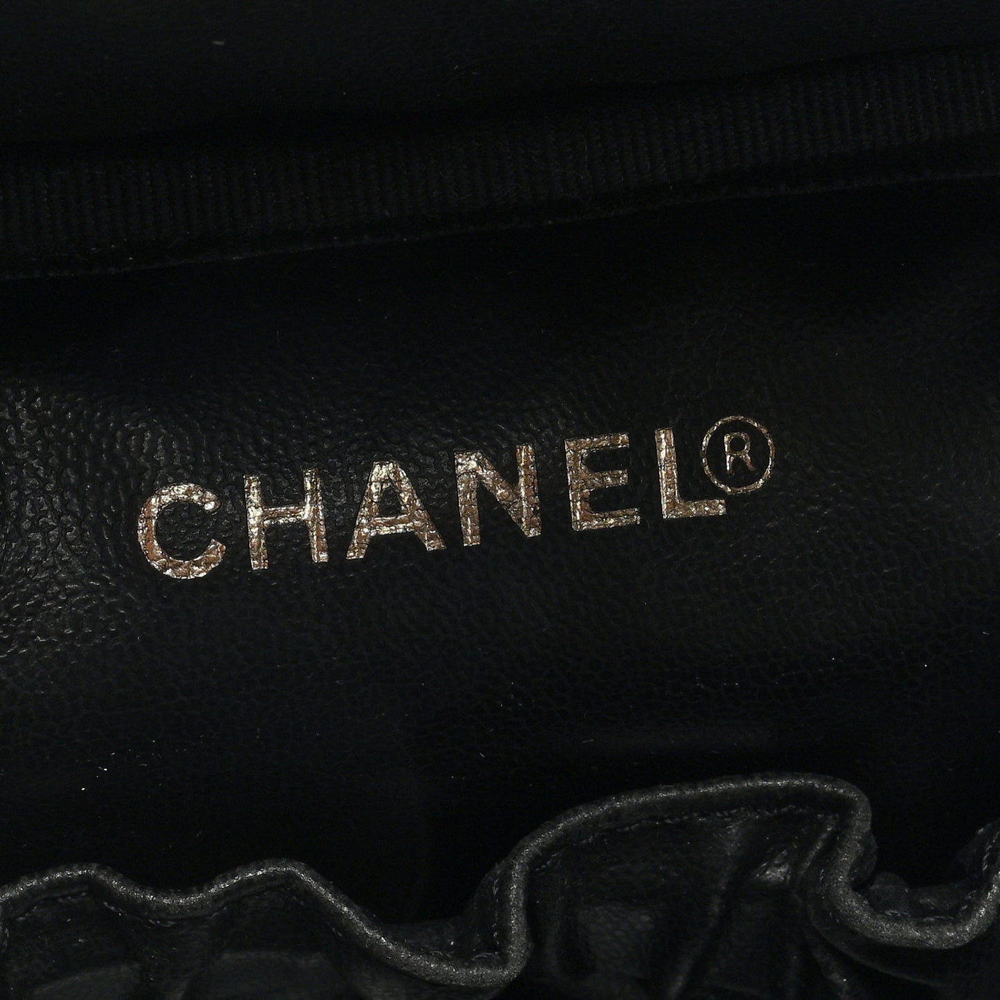Caviar Cosmetic Vanity Bag Black
