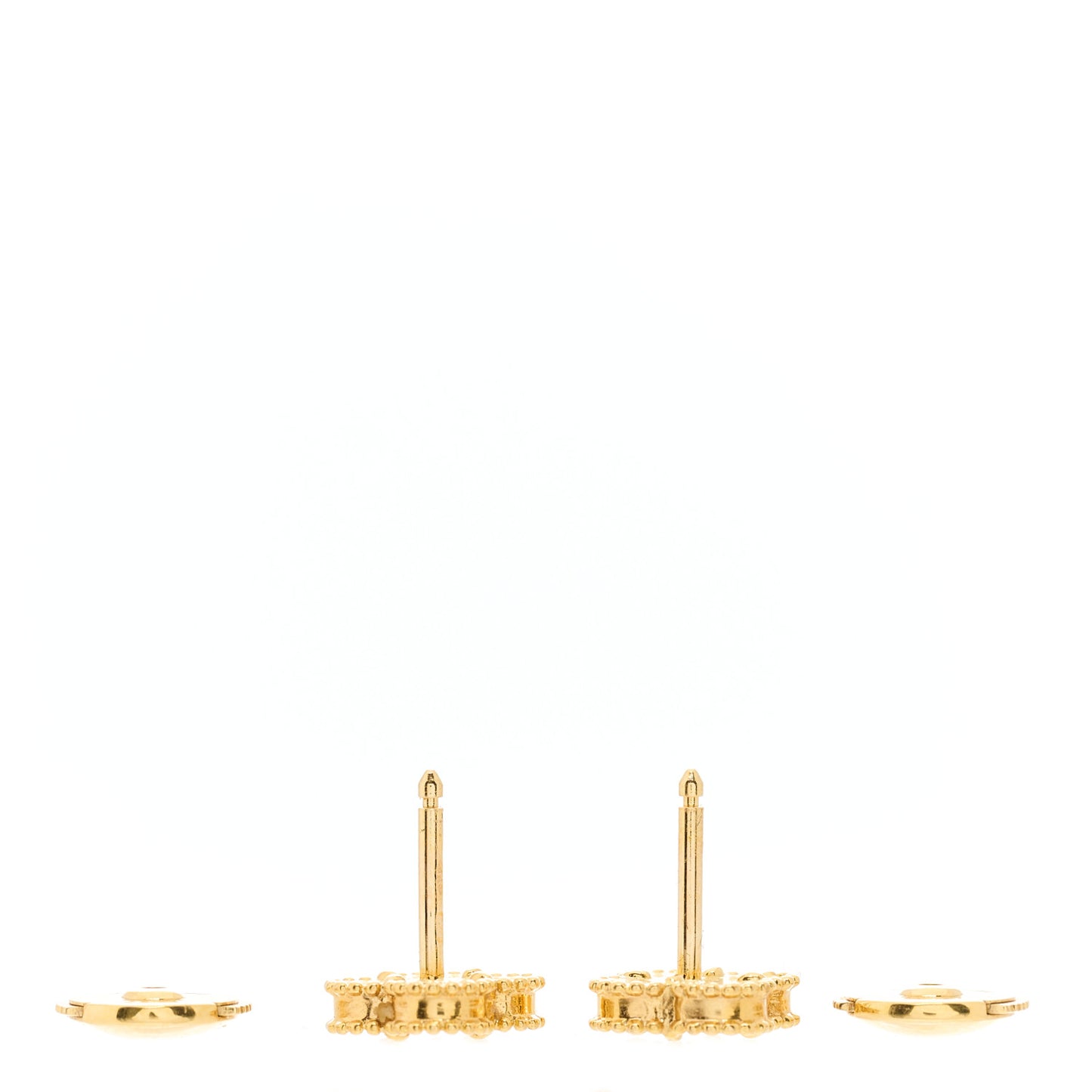 18K Yellow Gold Mother of Pearl Sweet Alhambra Earrings