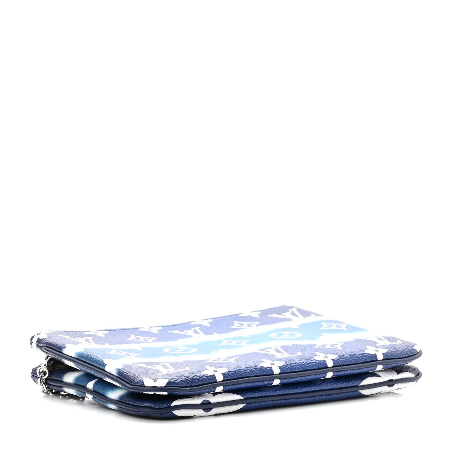 Monogram Giant Escale Double Zip Pochette Blue