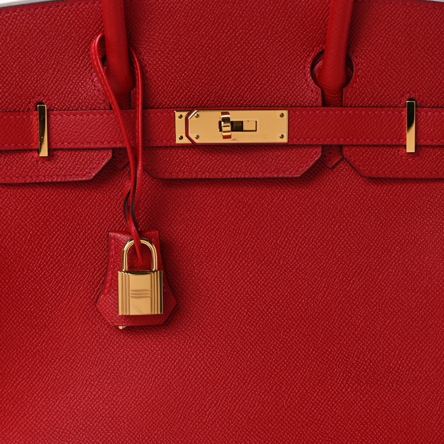 Epsom Birkin 30 Rouge Casaque
