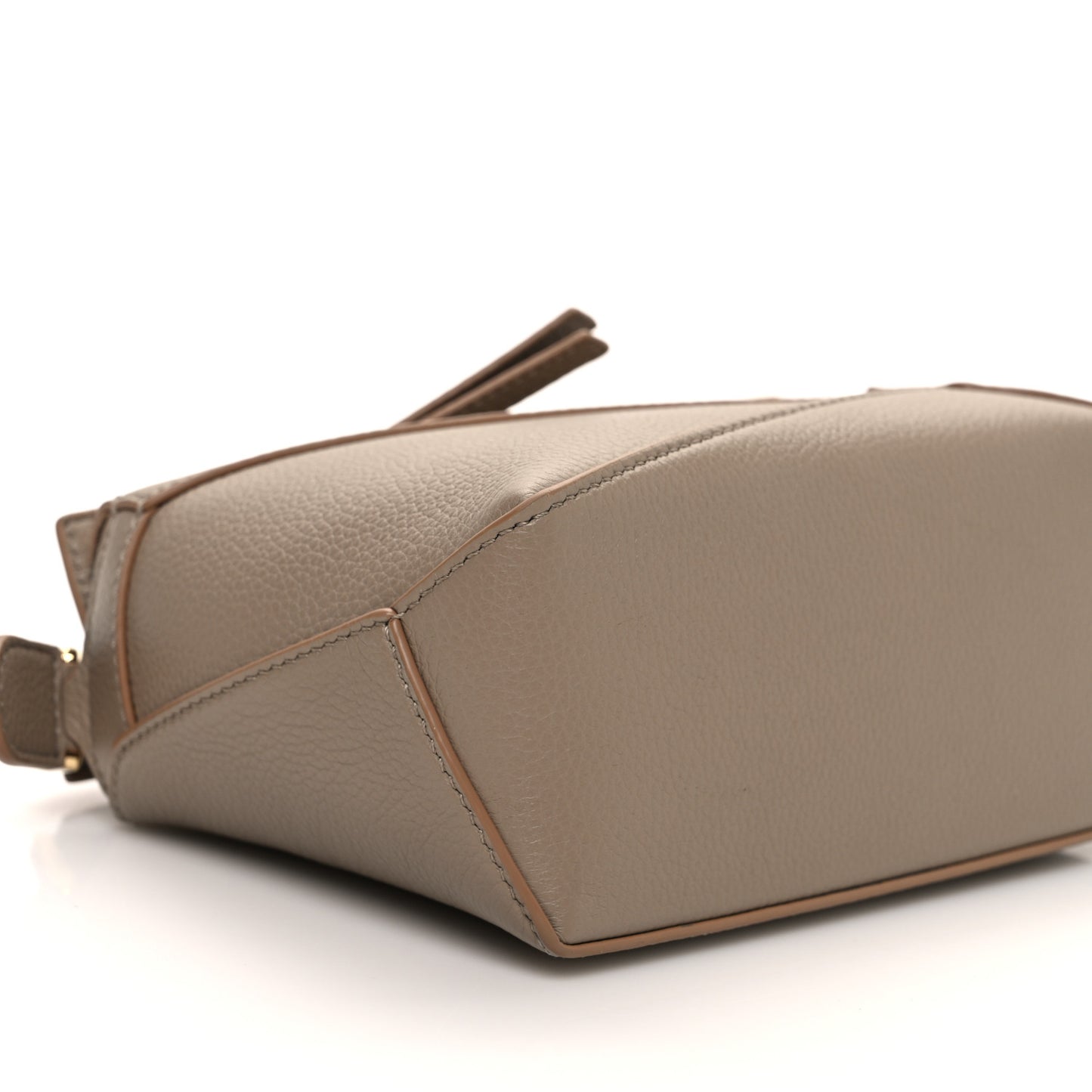Calfskin Mini Puzzle Edge Bag Sand