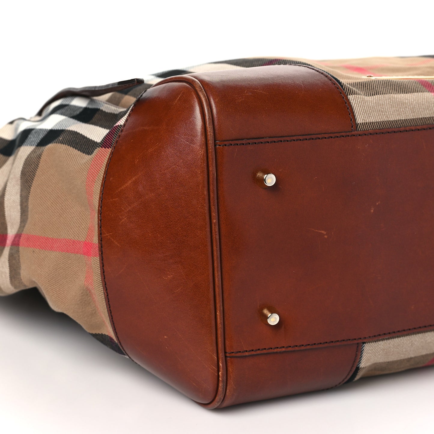 House Check Medium Canterbury Tote Dark Tan
