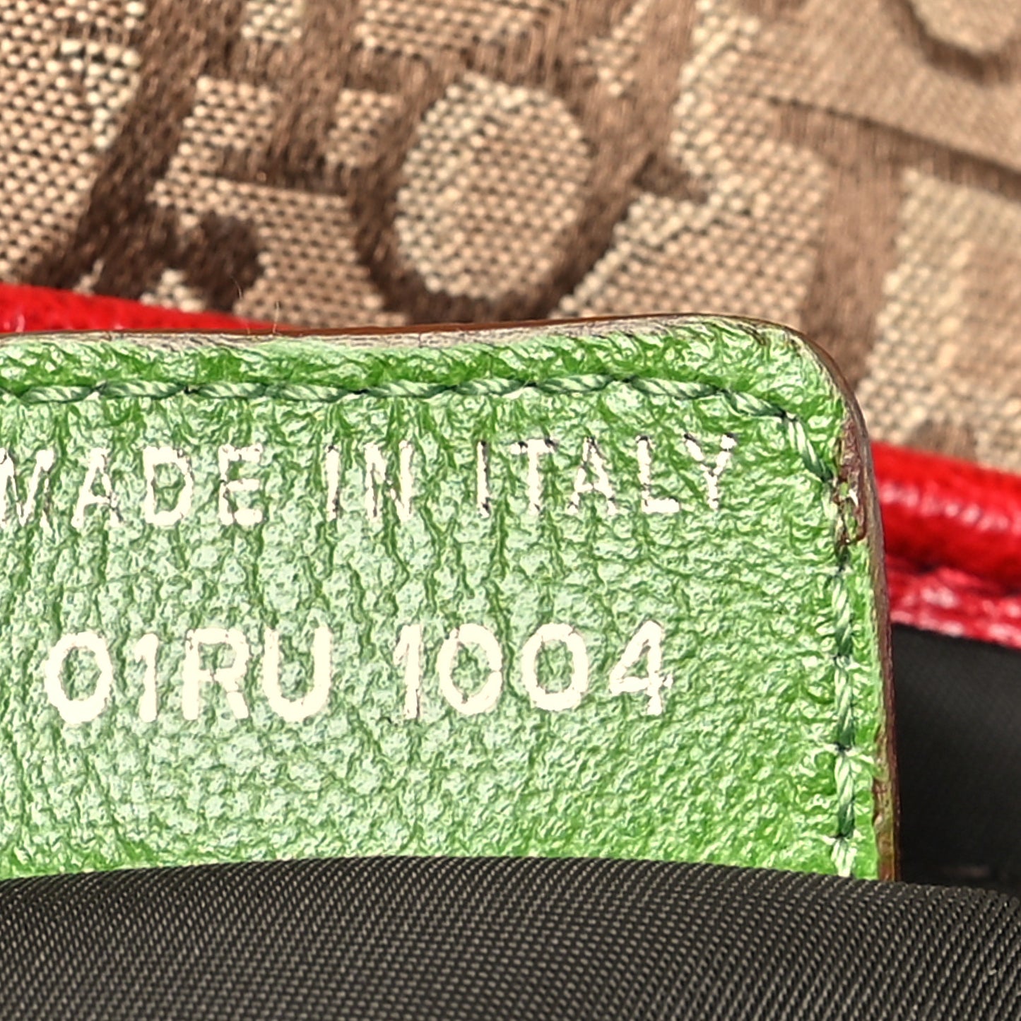 Monogram Rasta Saddle Bag Beige
