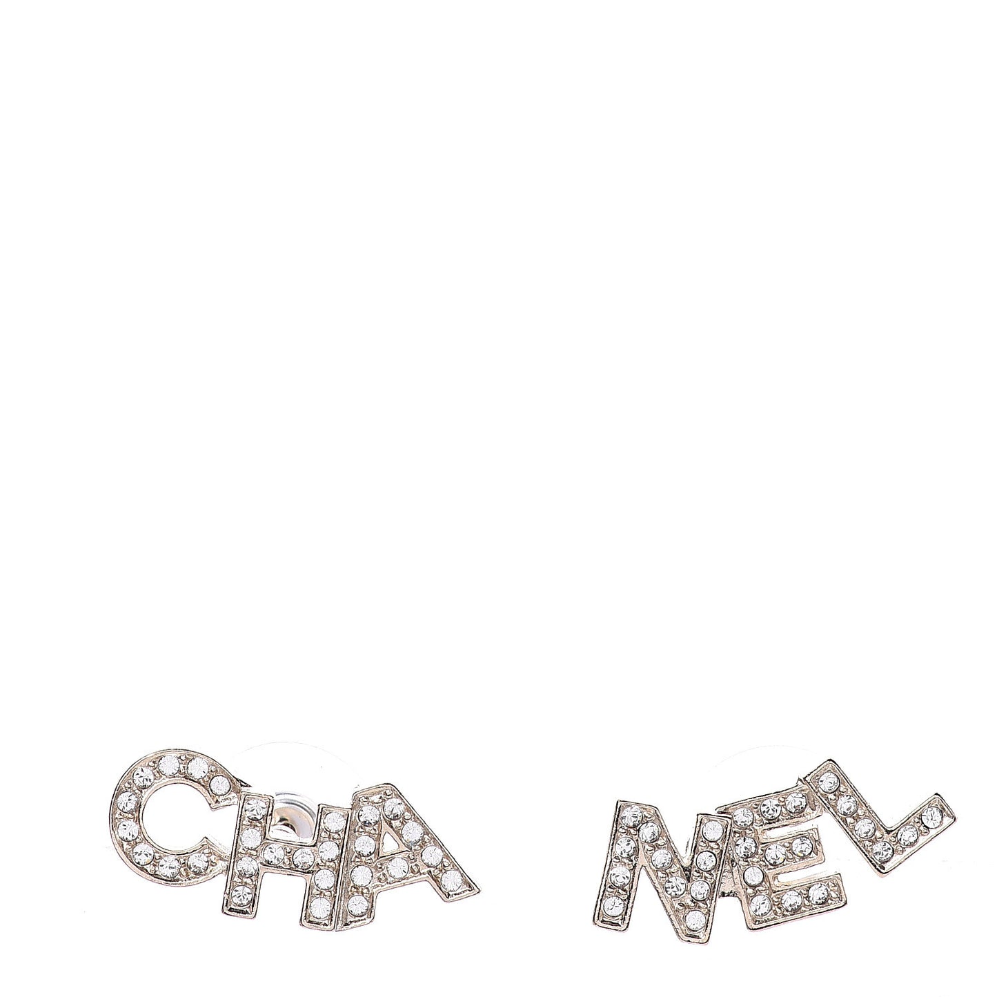 Crystal Pearl Signature Stud Earrings Gold