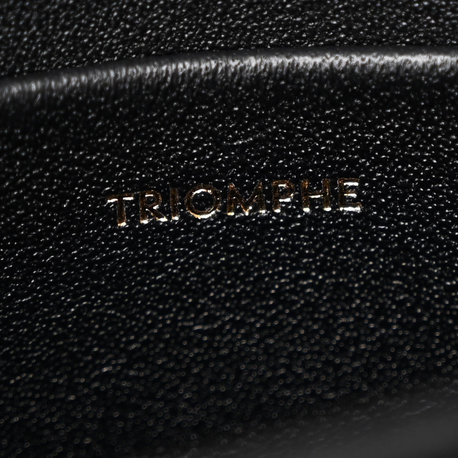 Celine Shiny Calfskin Teen Triomphe Black 8 of 13