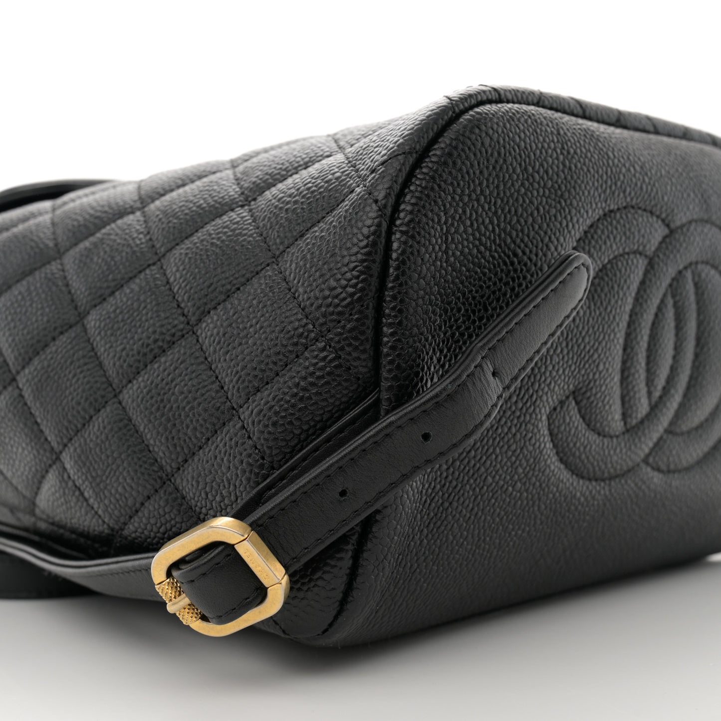 Caviar Quilted Filigree Backpack Black