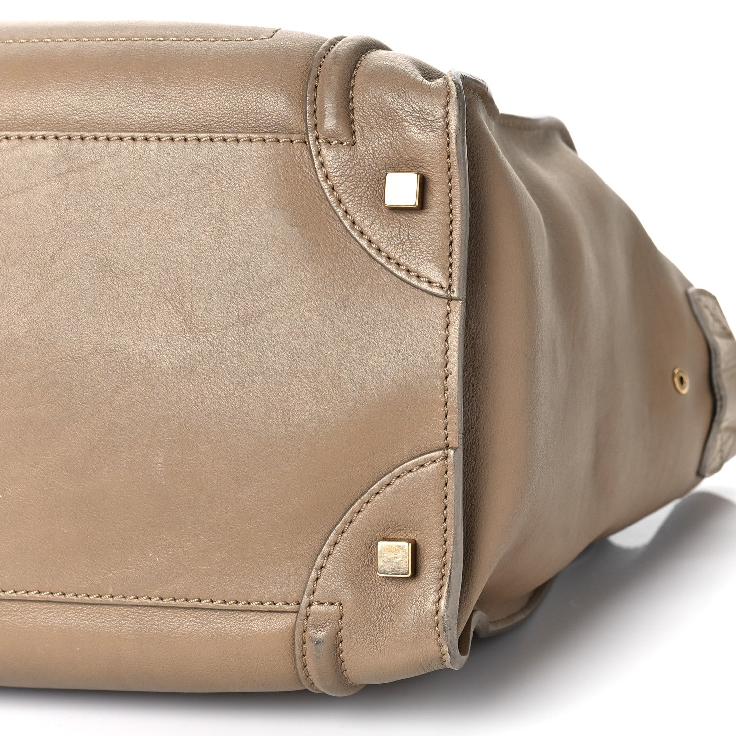 Celine Smooth Calfskin Mini Luggage Dune 8 of 17