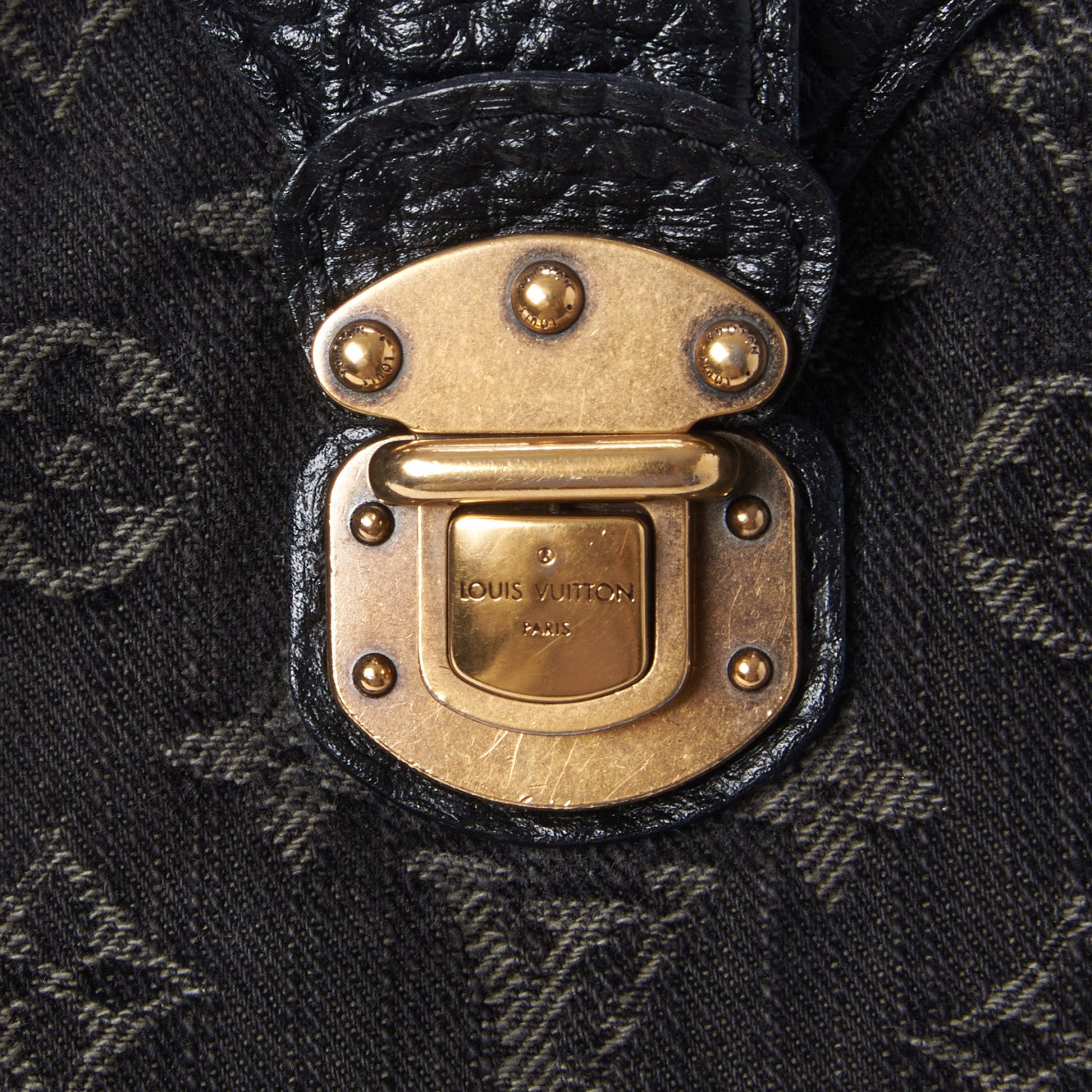 Louis Vuitton Denim Mahina XS Black 8 of 9