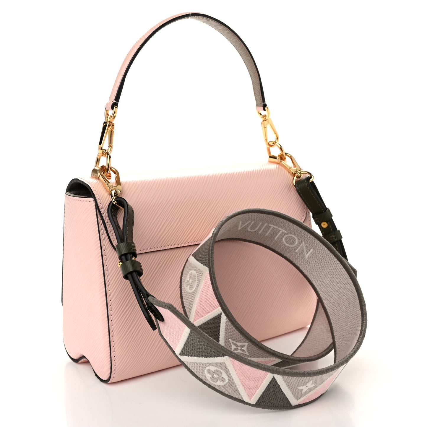 Epi Twist Shoulder Bag MM Rose Jasmine