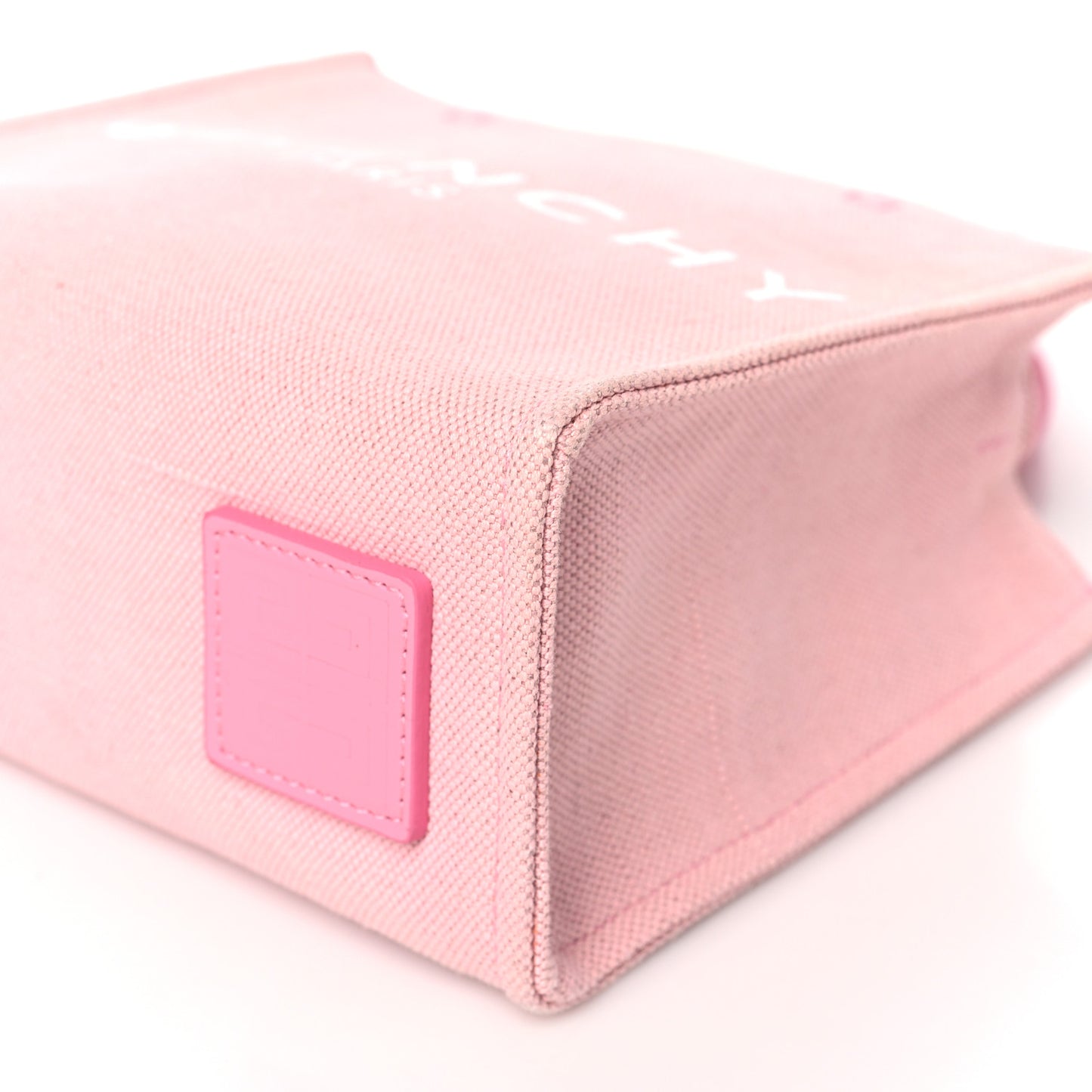 Canvas Mini G Shopping Tote Bright Pink