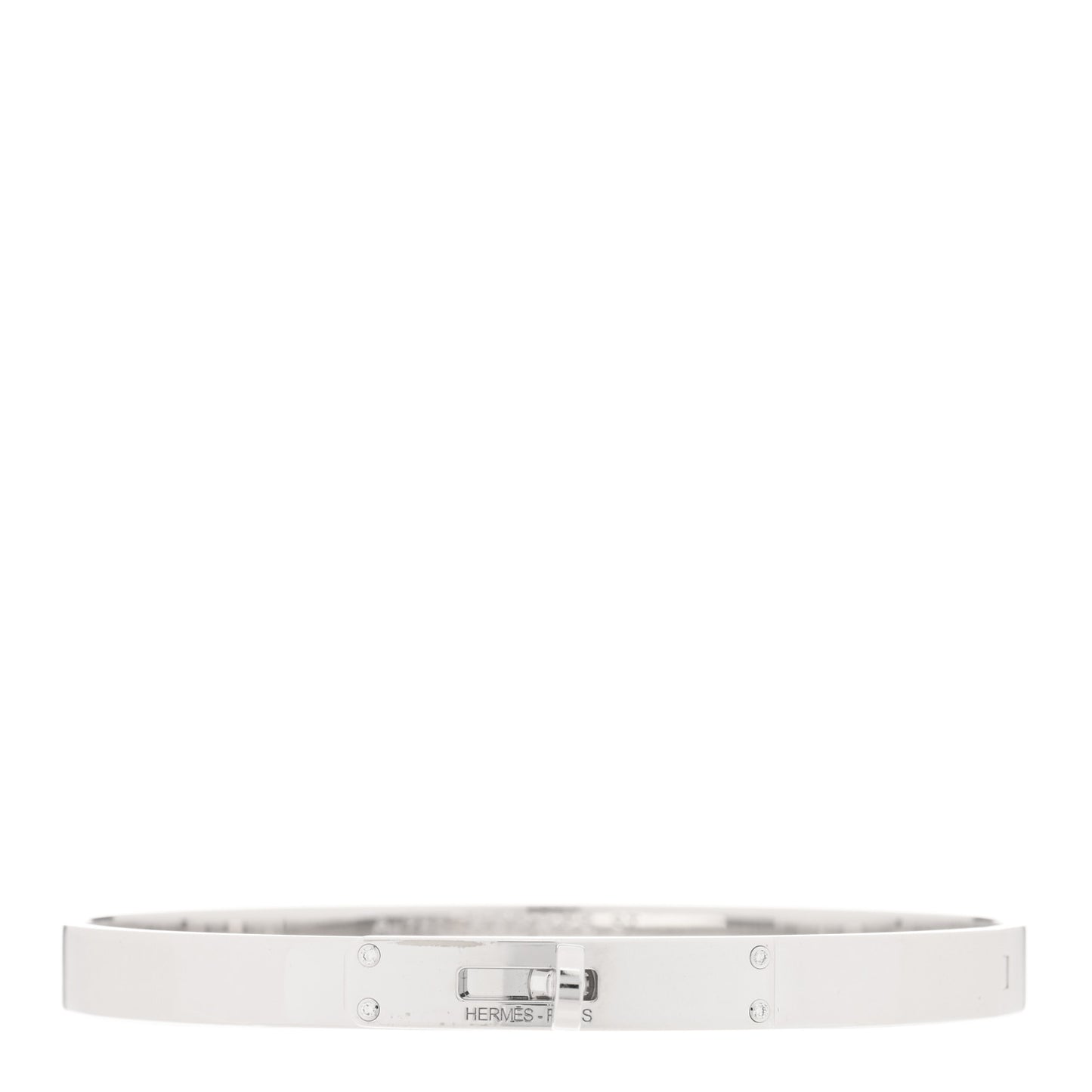 18K White Gold Diamond PM Kelly Bracelet ST