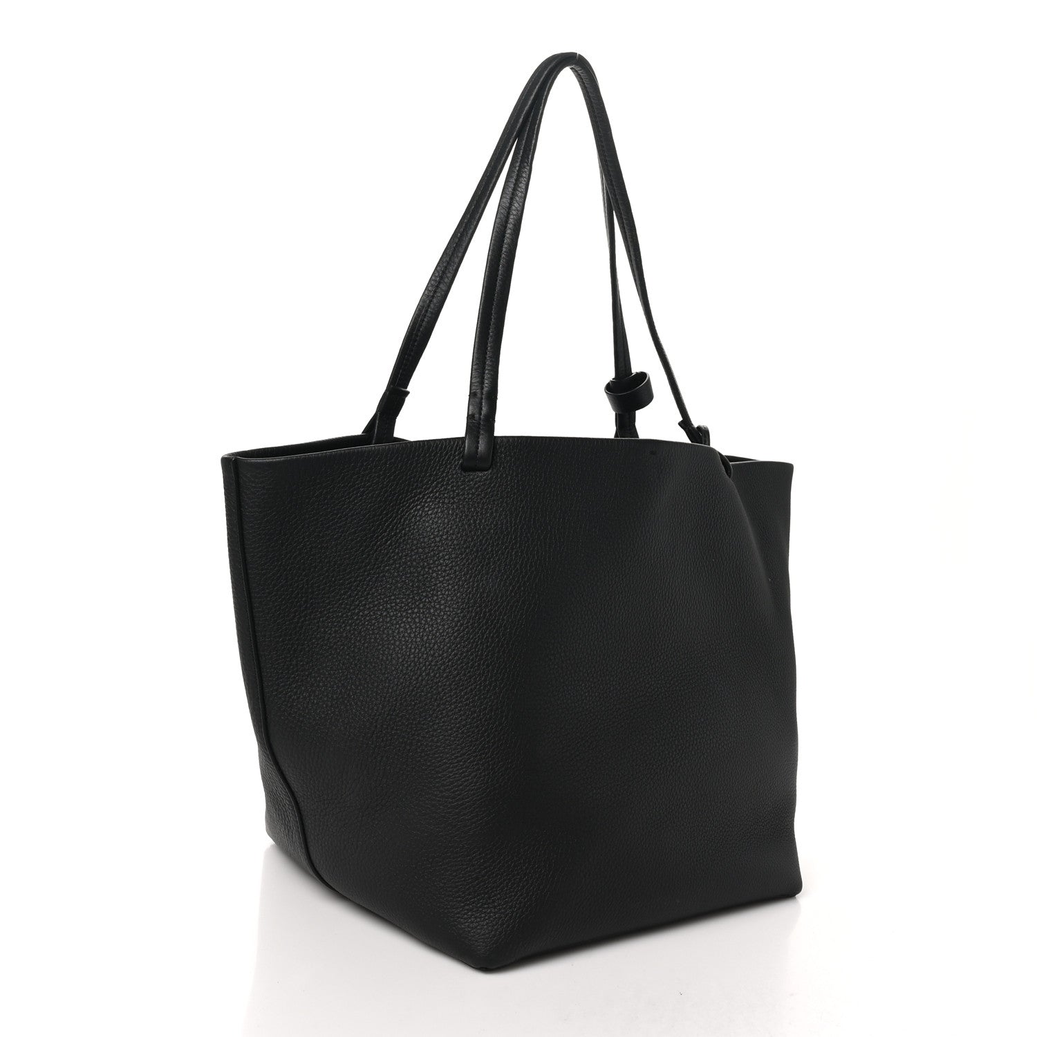 The Row Grained Calfskin Park Tote Three Black 5 of 10