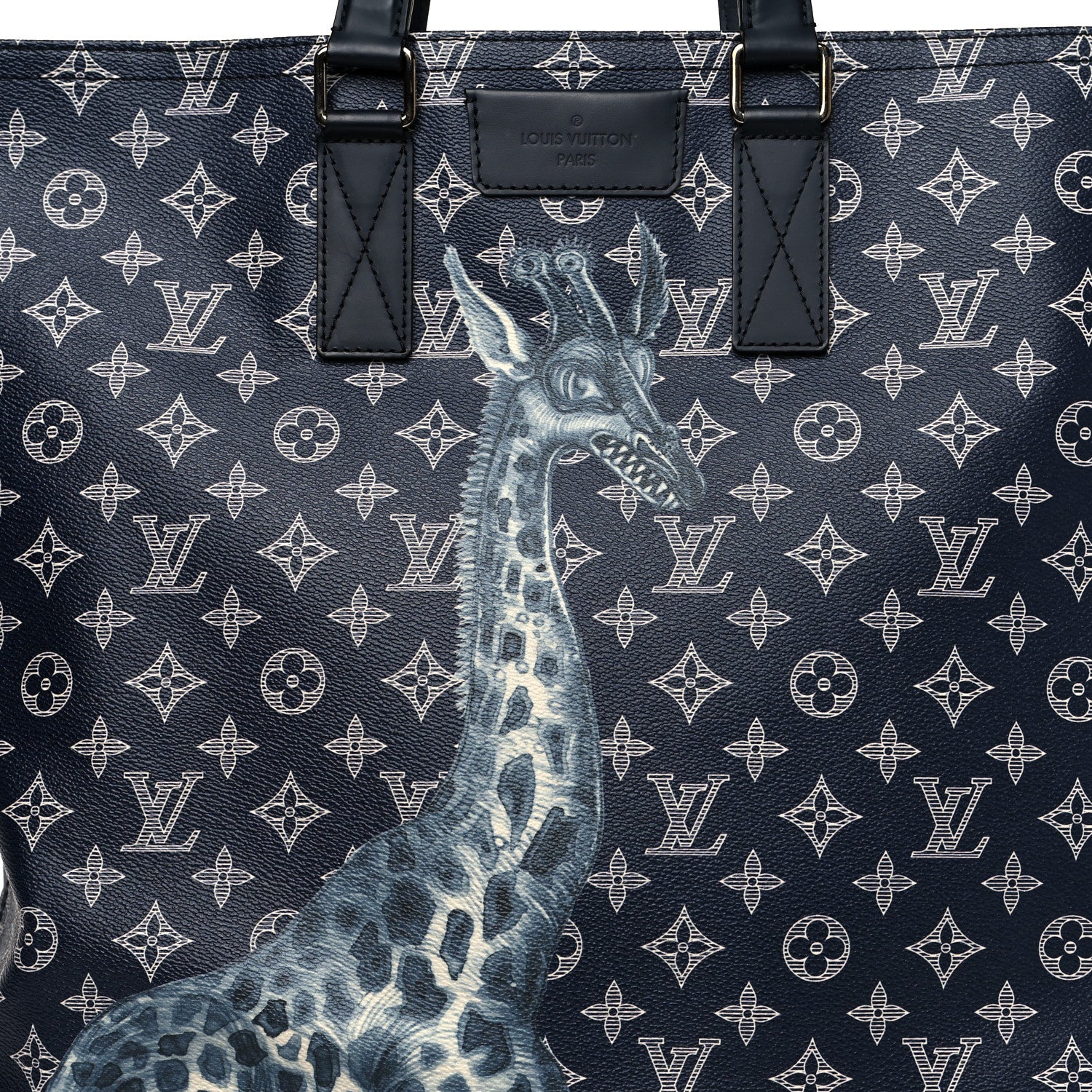 Louis Vuitton Savane Monogram Chapman Atlas Tote Ink 7 of 9