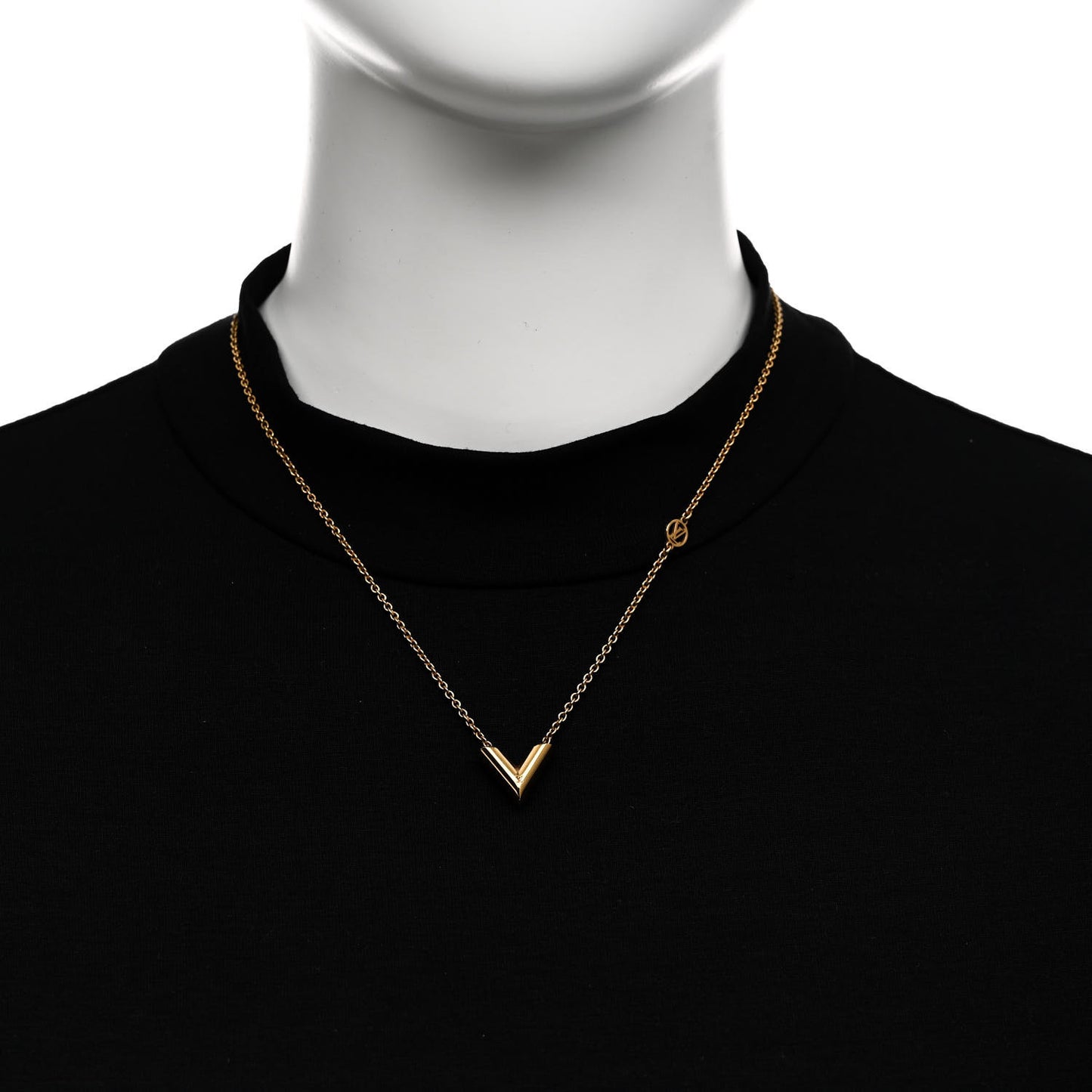 Essential V Necklace Gold