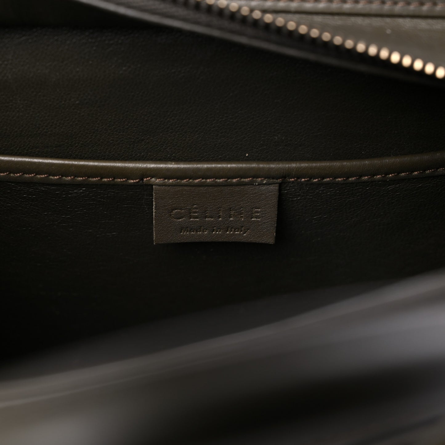 Smooth Calfskin Nano Luggage Khaki