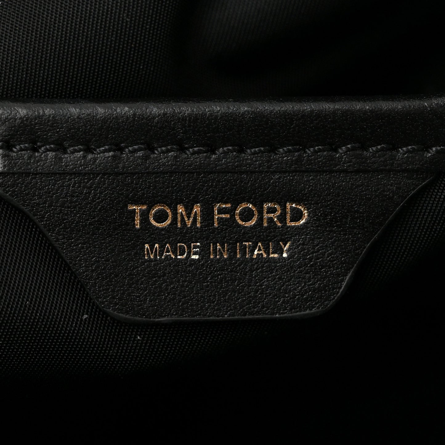 Nylon Logo Messenger Bag Black