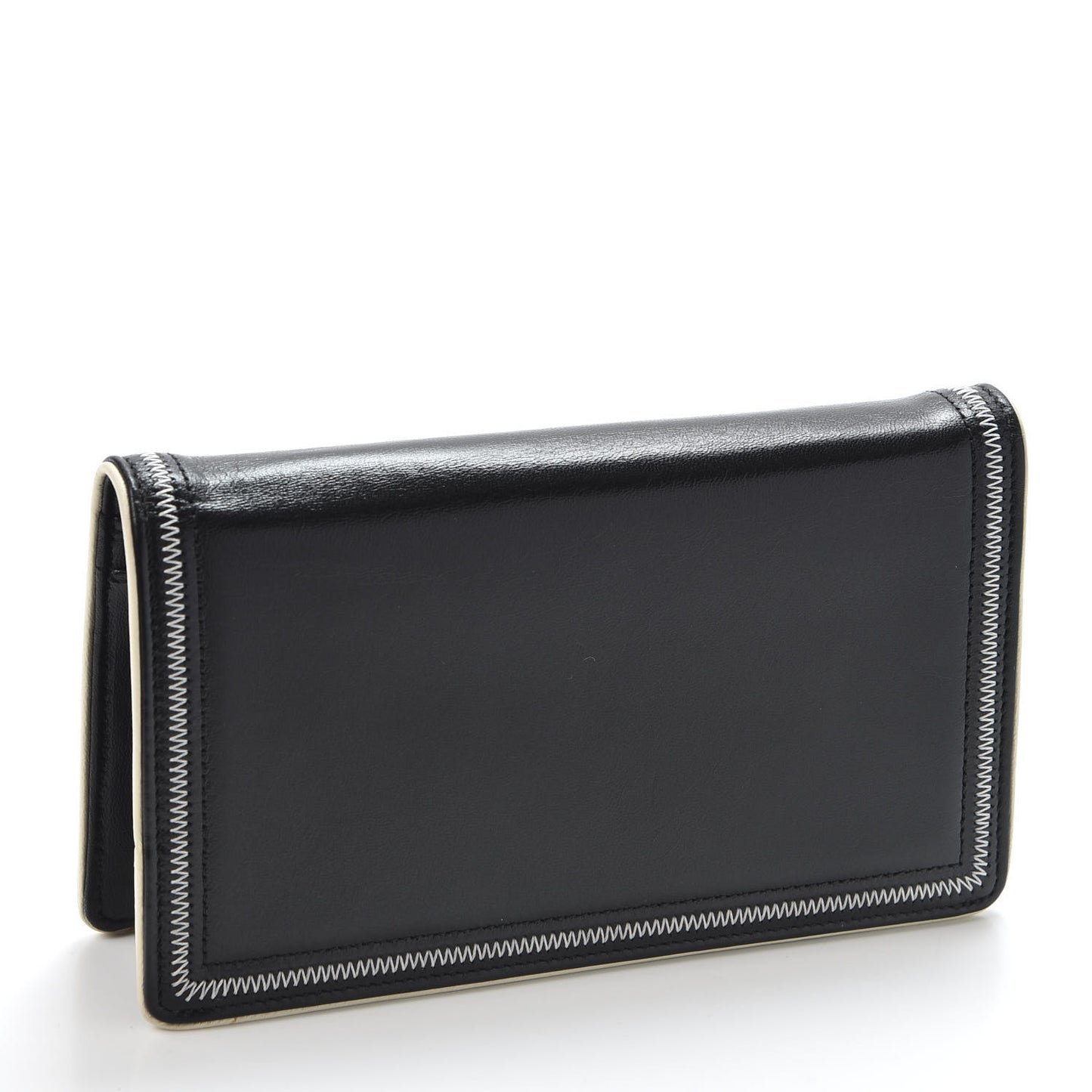 Lambskin Mademoiselle Yen Wallet Black