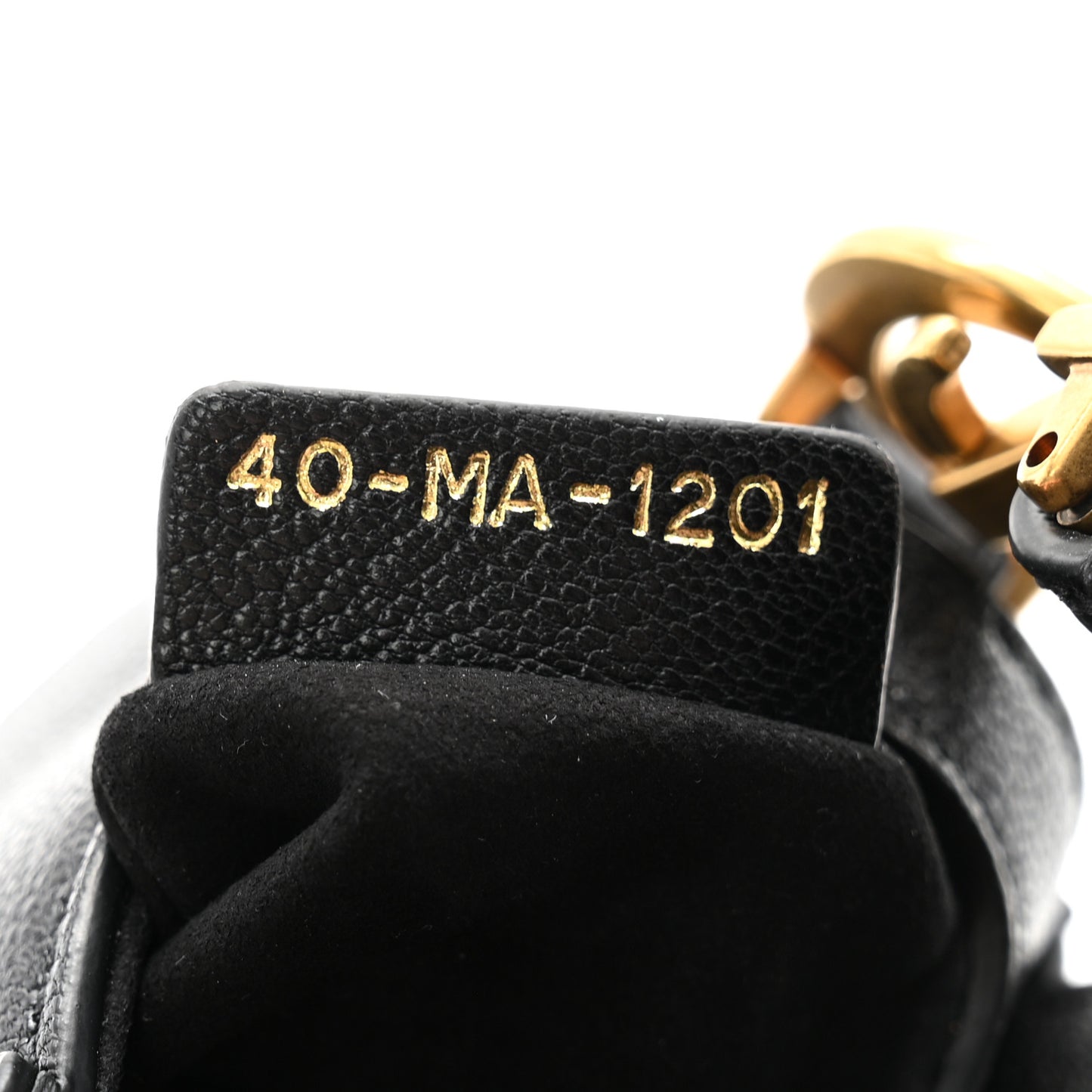 Goatskin Micro Saddle Bag Black