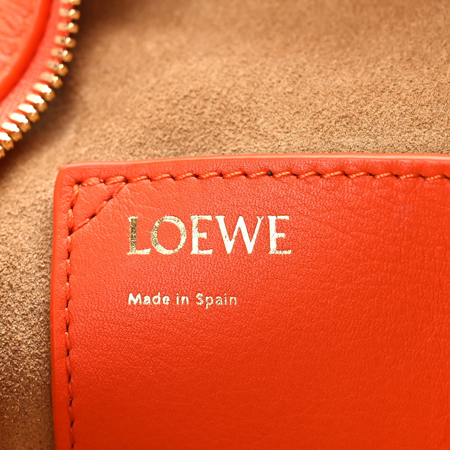 Nappa Calfskin Amazona 16 Square Bag Orange