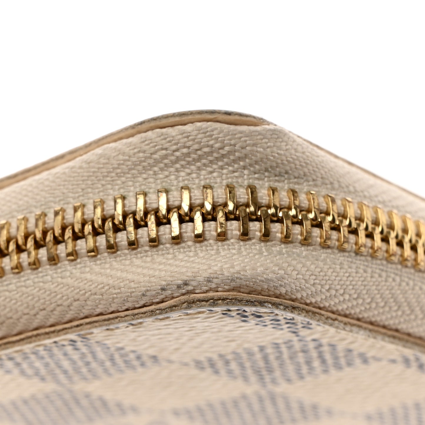 Damier Azur Clemence Wallet Rose Ballerine
