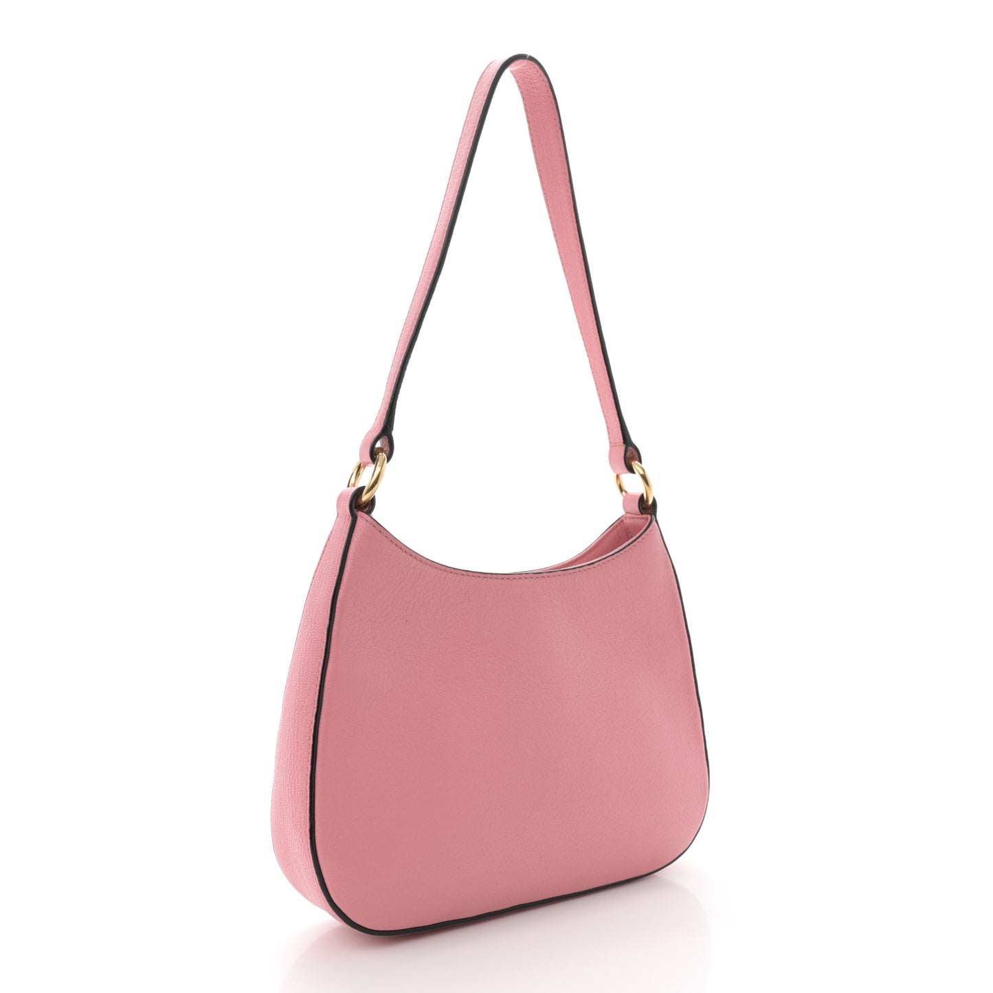 Goatskin Madras Hobo Bag Rosa