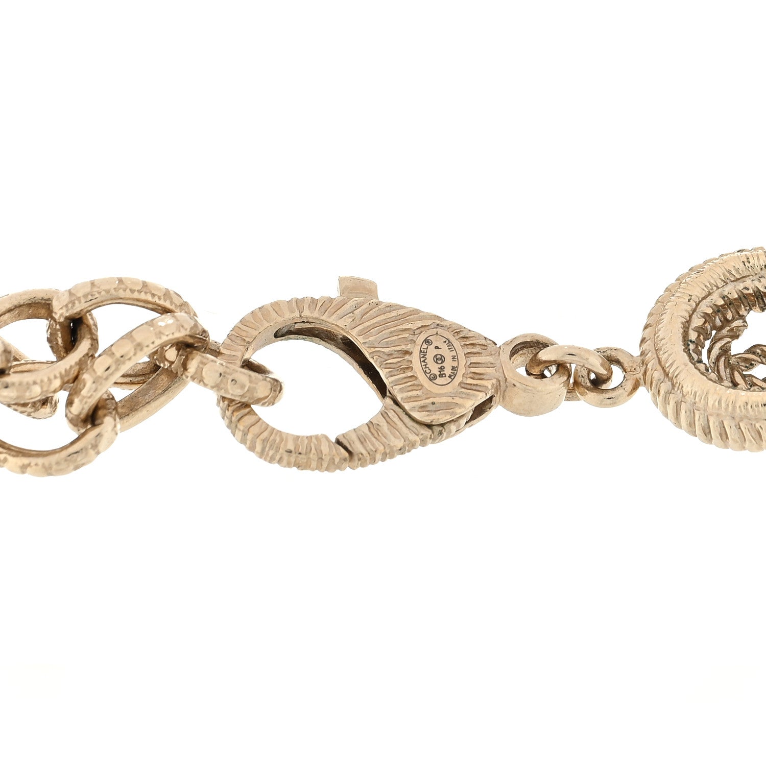 Chanel Pearl CC Bracelet Gold 3 of 5